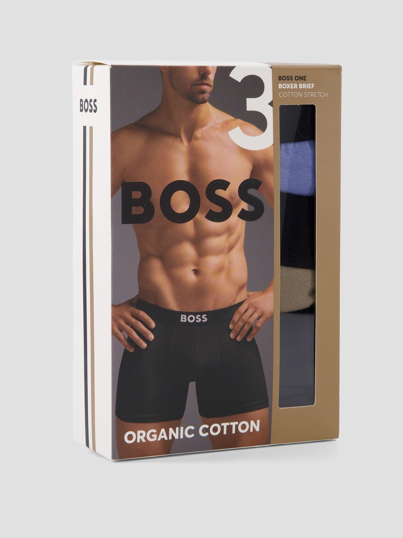 Image 4 of 4 of BOSS 3 Pack Boxer Briefs - Assorted