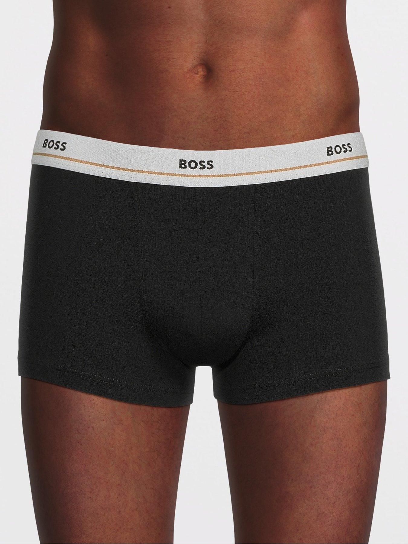  image of boss-5-pack-essential-waistband-trunks-assorted