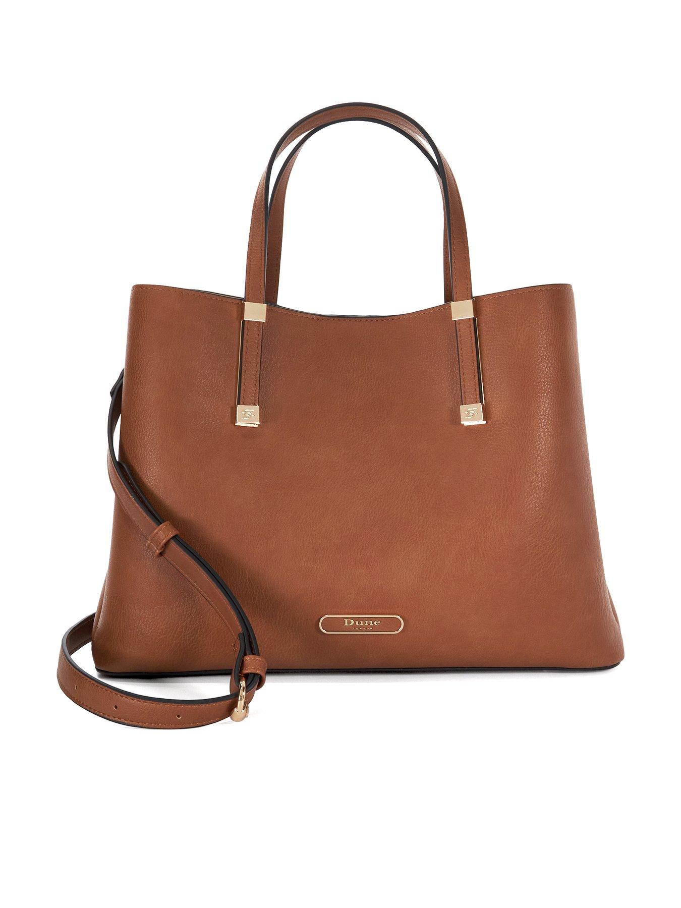 undefined Dorry Branded Hardware Tote Bag - Tan