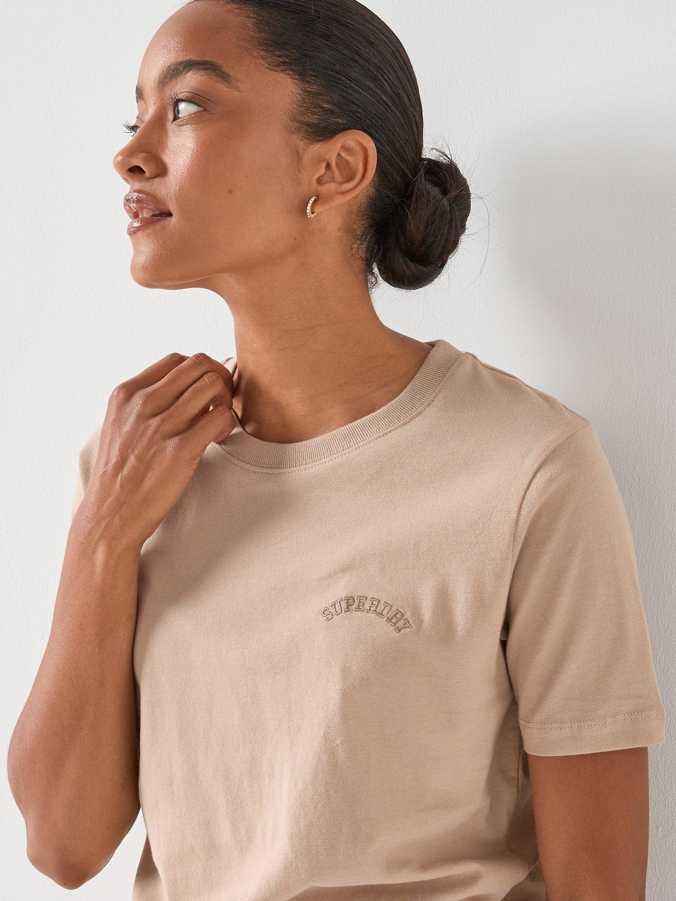  image of superdry-essential-logo-embroidered-tee-grey