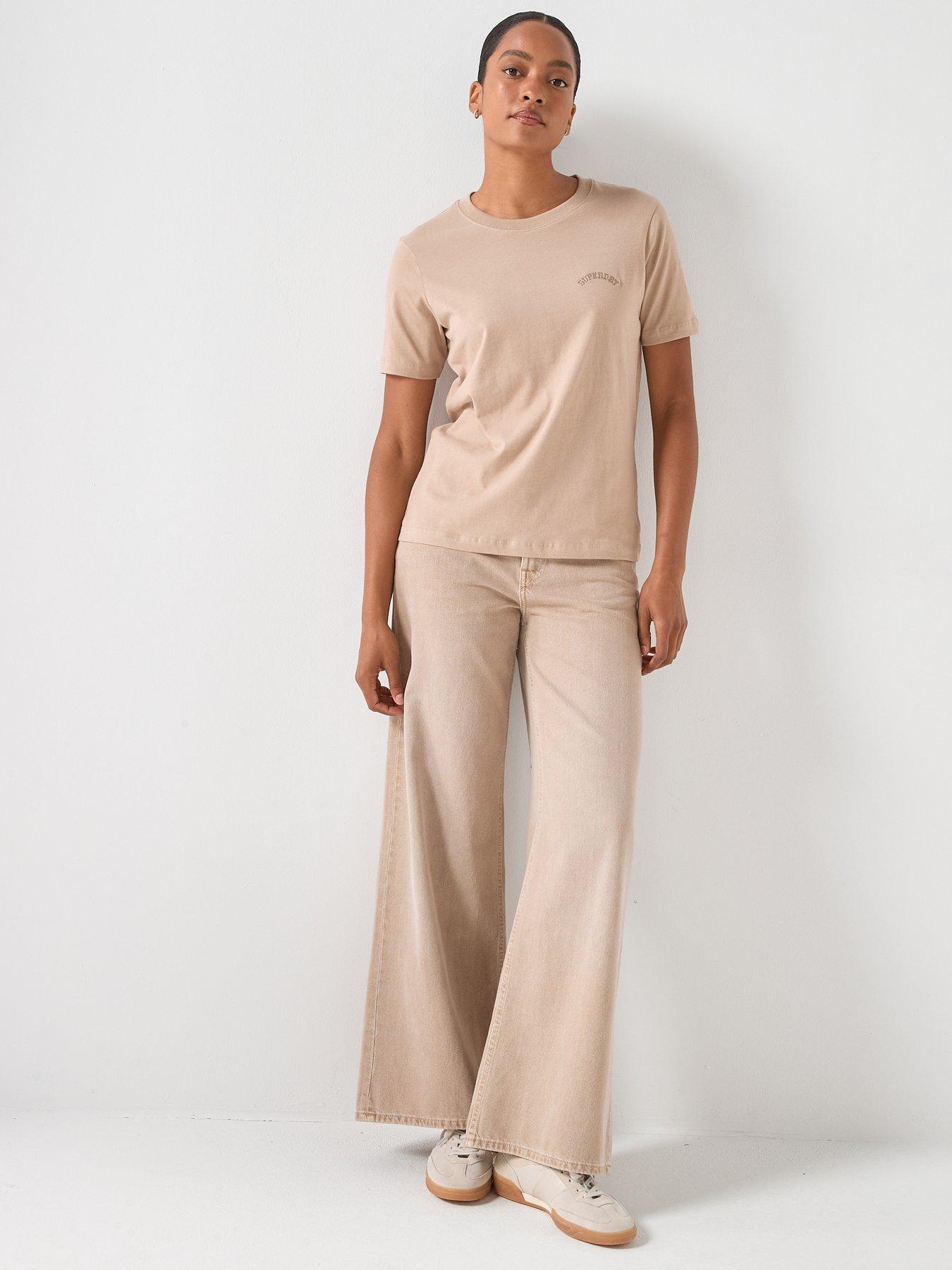  image of superdry-essential-logo-embroidered-tee-grey