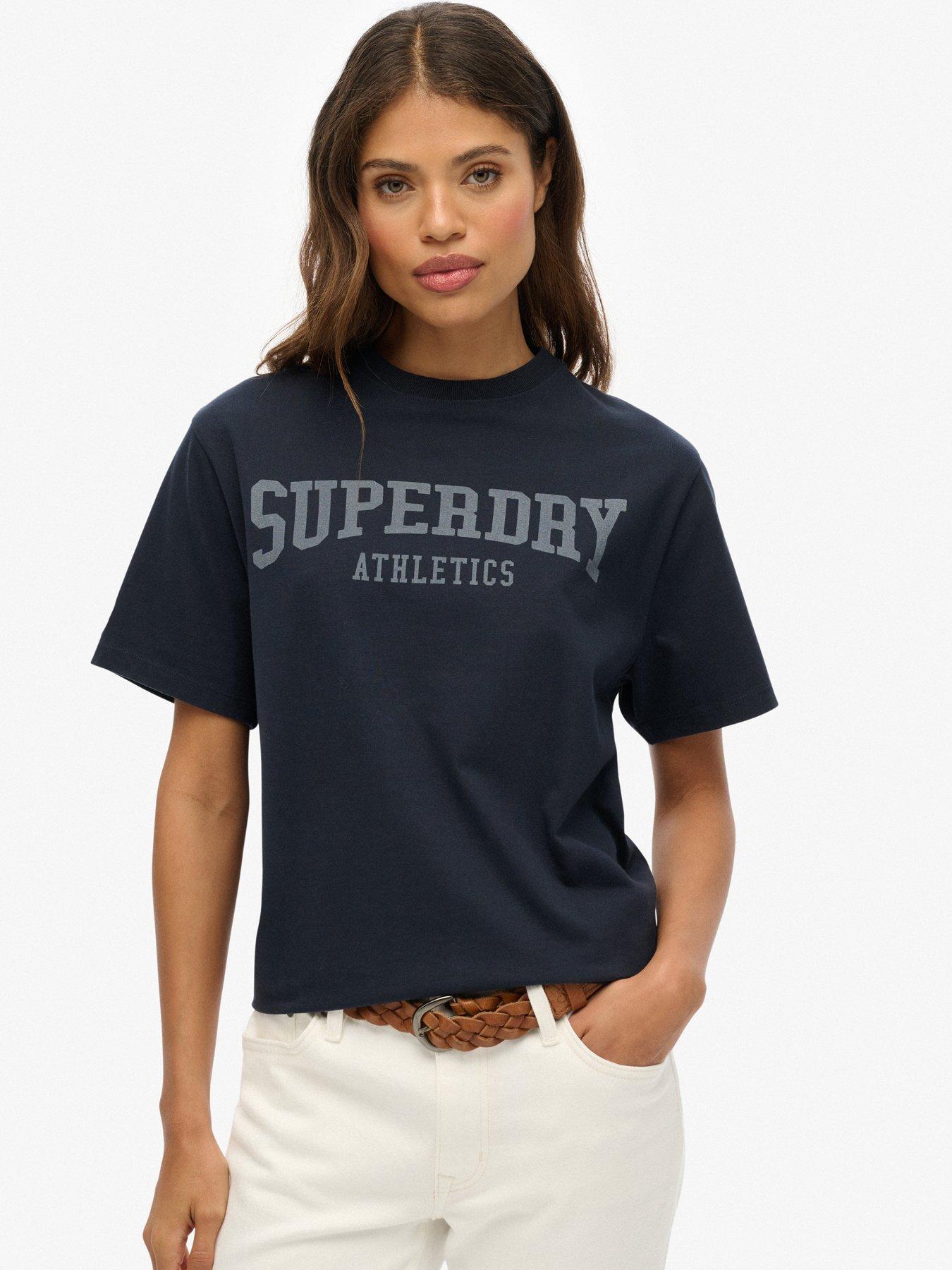 Superdry Essentials Oversized T-Shirt - Navy