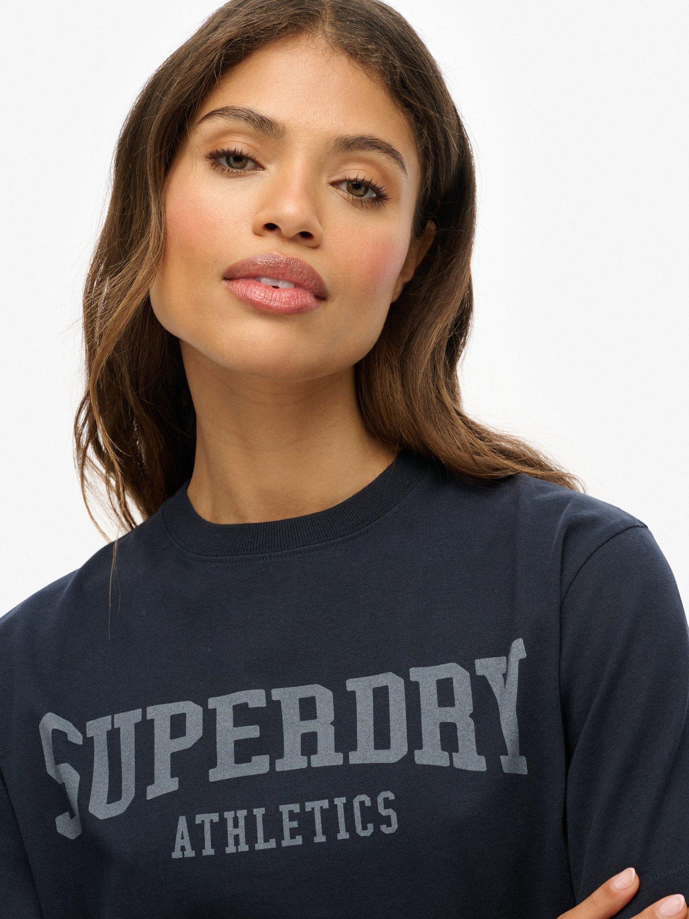  image of superdry-essentials-oversized-t-shirt-navy
