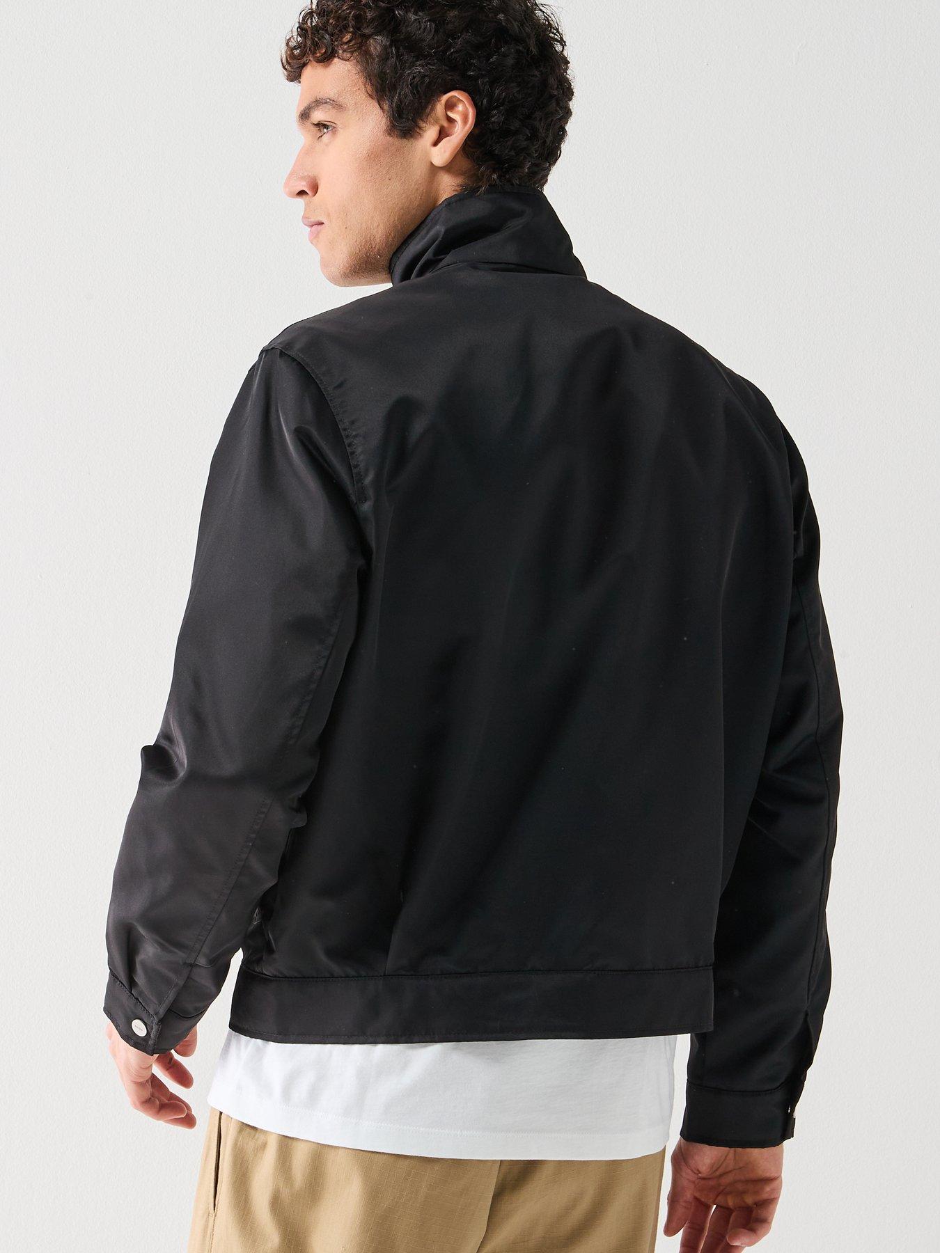 Image 2 of 6 of HUGO Bapono2611 Zip Through Harrington Jacket - Black