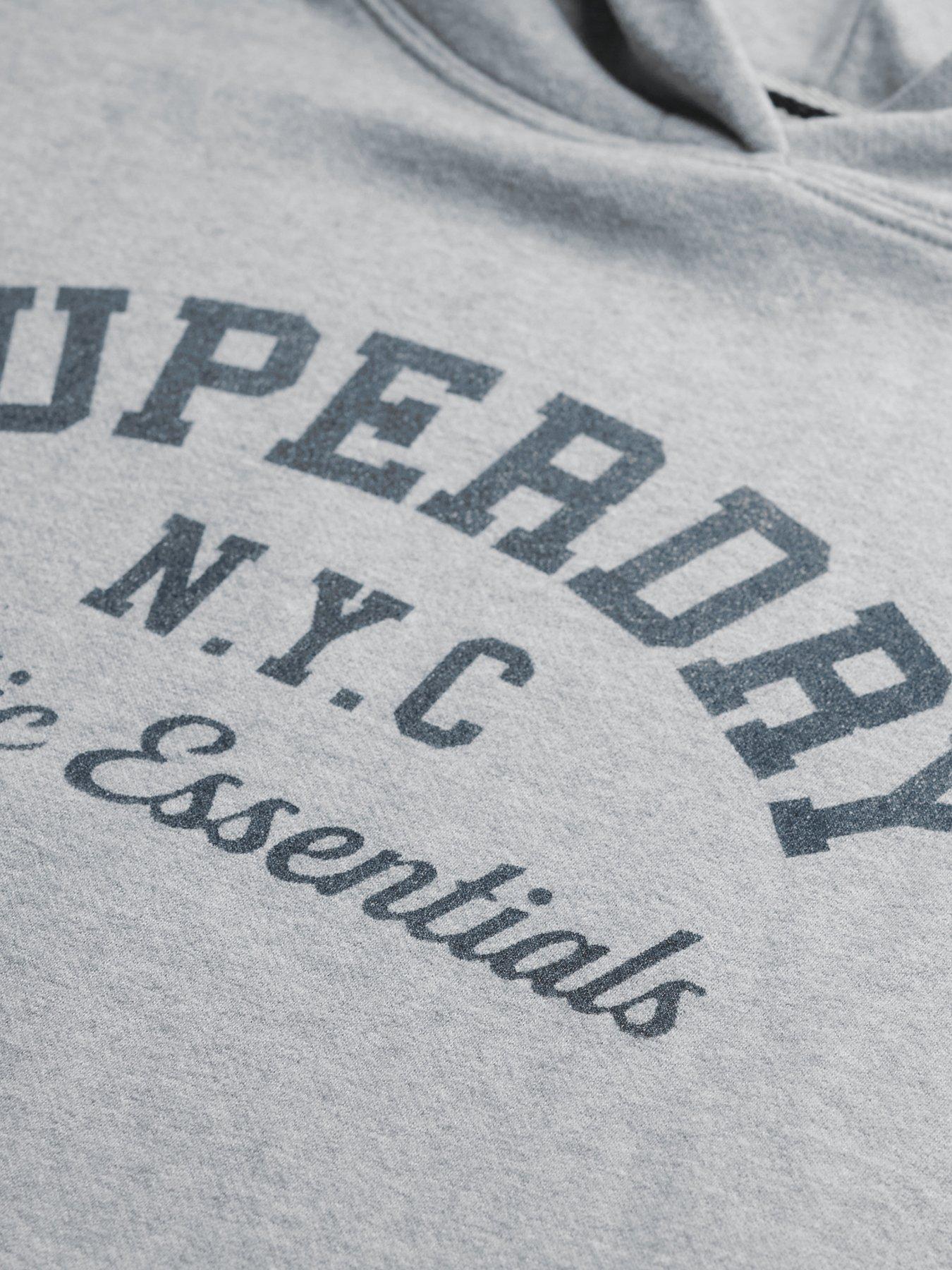  image of superdry-athletic-essentials-relax-hoodie-grey