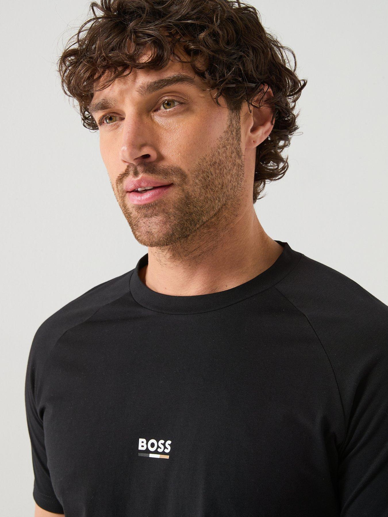 Image 5 of 5 of BOSS Bodywear&nbsp;Slim Fit Logo T-Shirt - Black