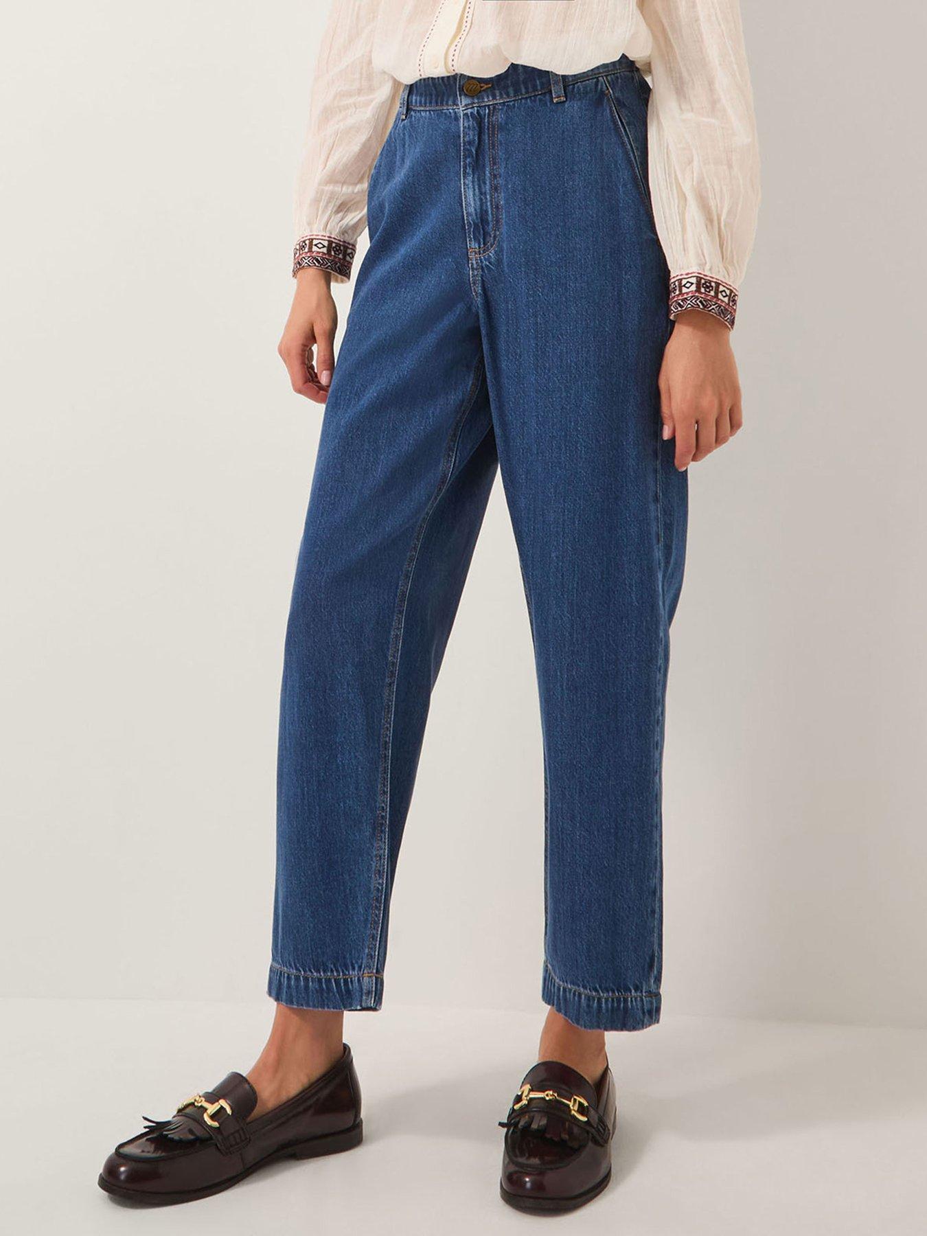 Image 1 of 4 of Monsoon Novi Carrot Jean - Mid Authentic Blue