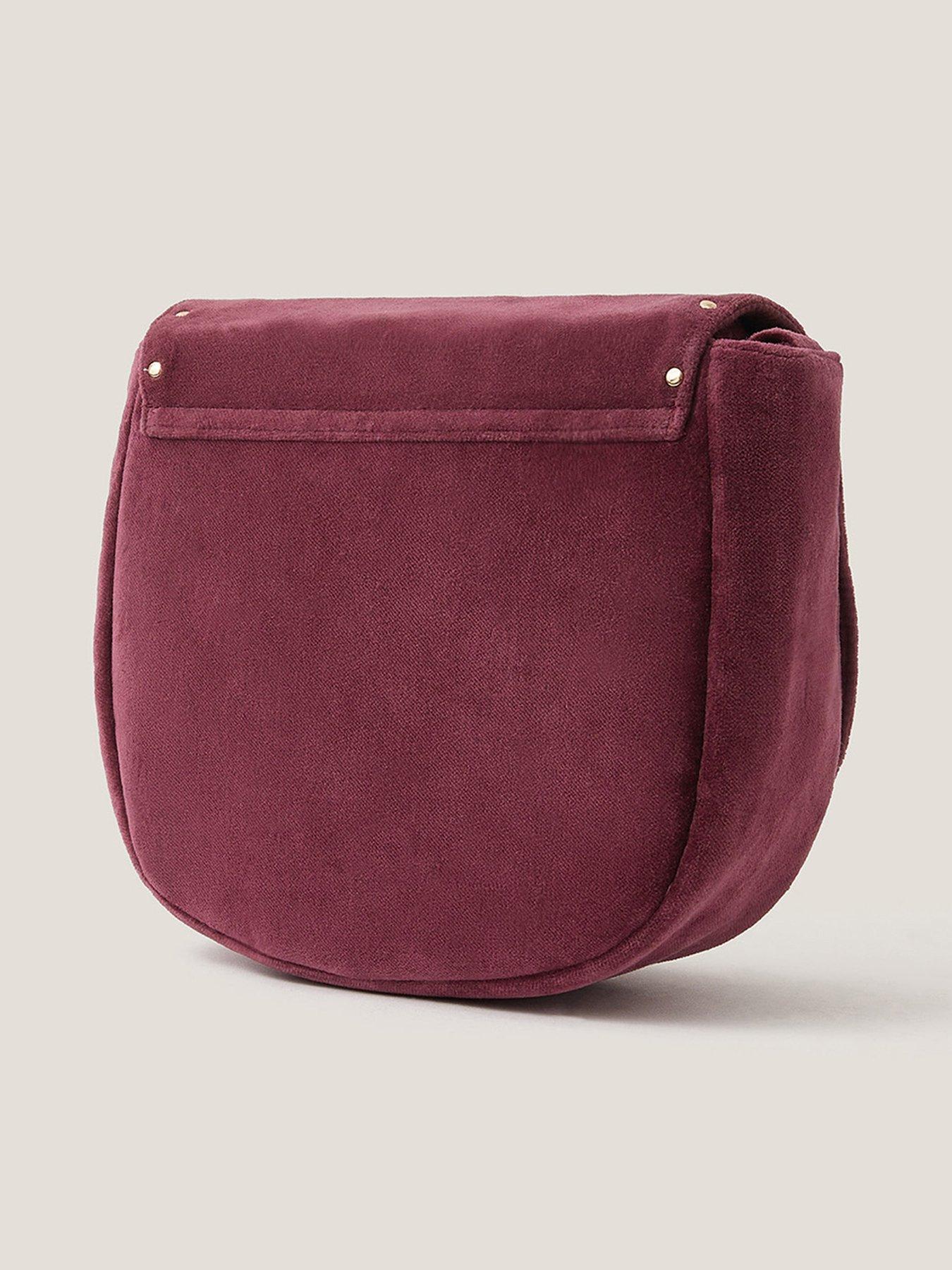 Image 2 of 4 of Monsoon Lily Floral Emb Xbody - Burgundy