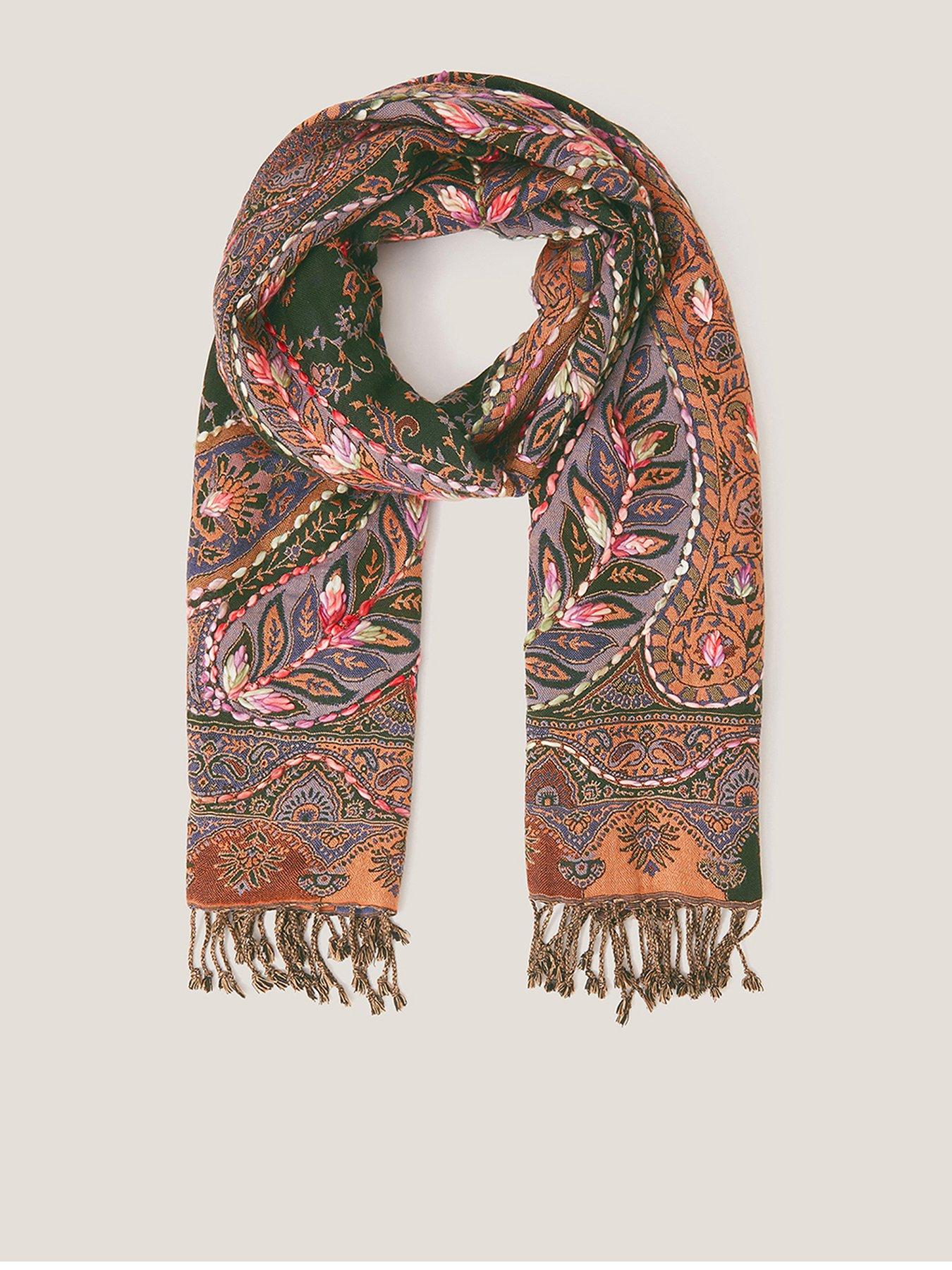 undefined Anne Paisley Scarf - Multi