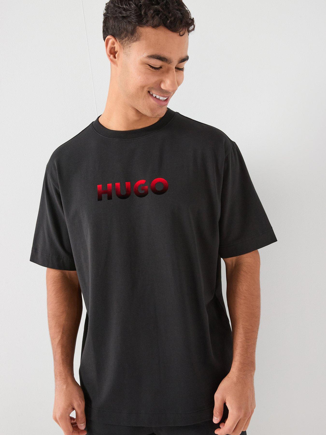 hugo-bodywear-ray-gradient-logo-loungewear-t-shirt-black