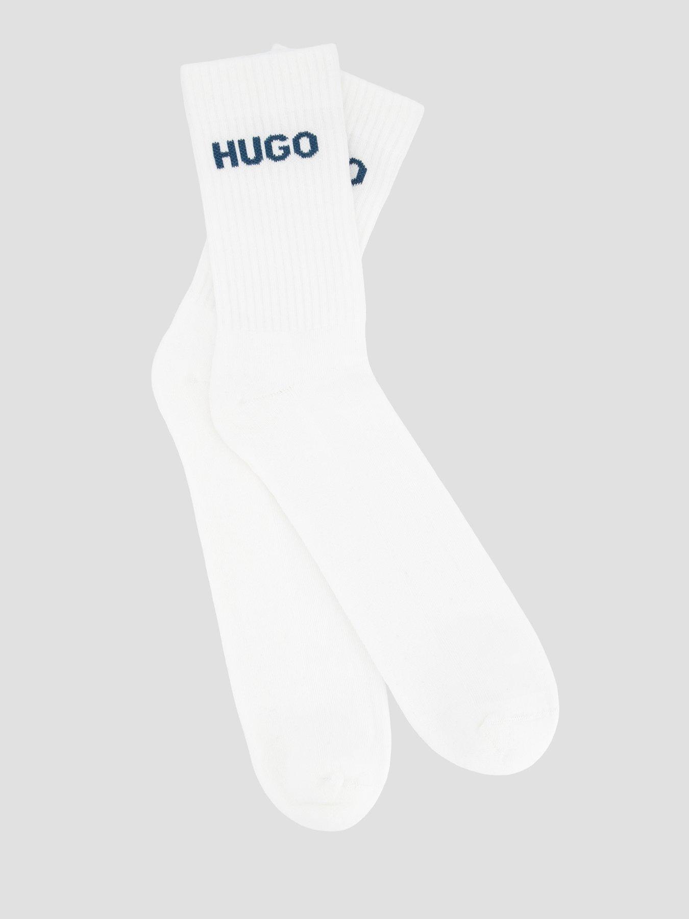 Image 2 of 3 of HUGO Bodywear 6 Pack Logo Sports Crew Socks - Assorted