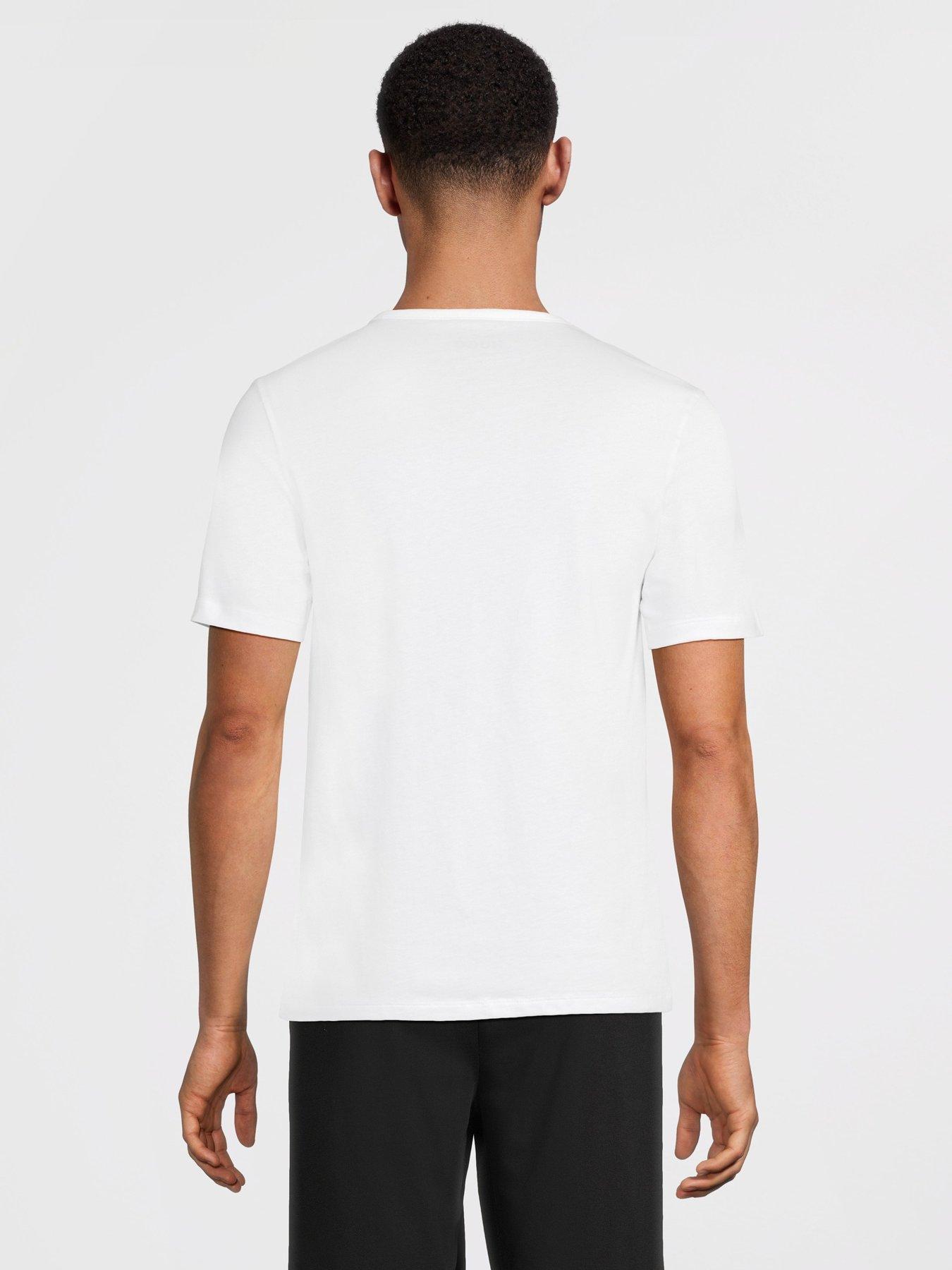 Image 3 of 6 of HUGO Bodywear Triplet 3 Pack Loungewear T-Shirts - Assorted