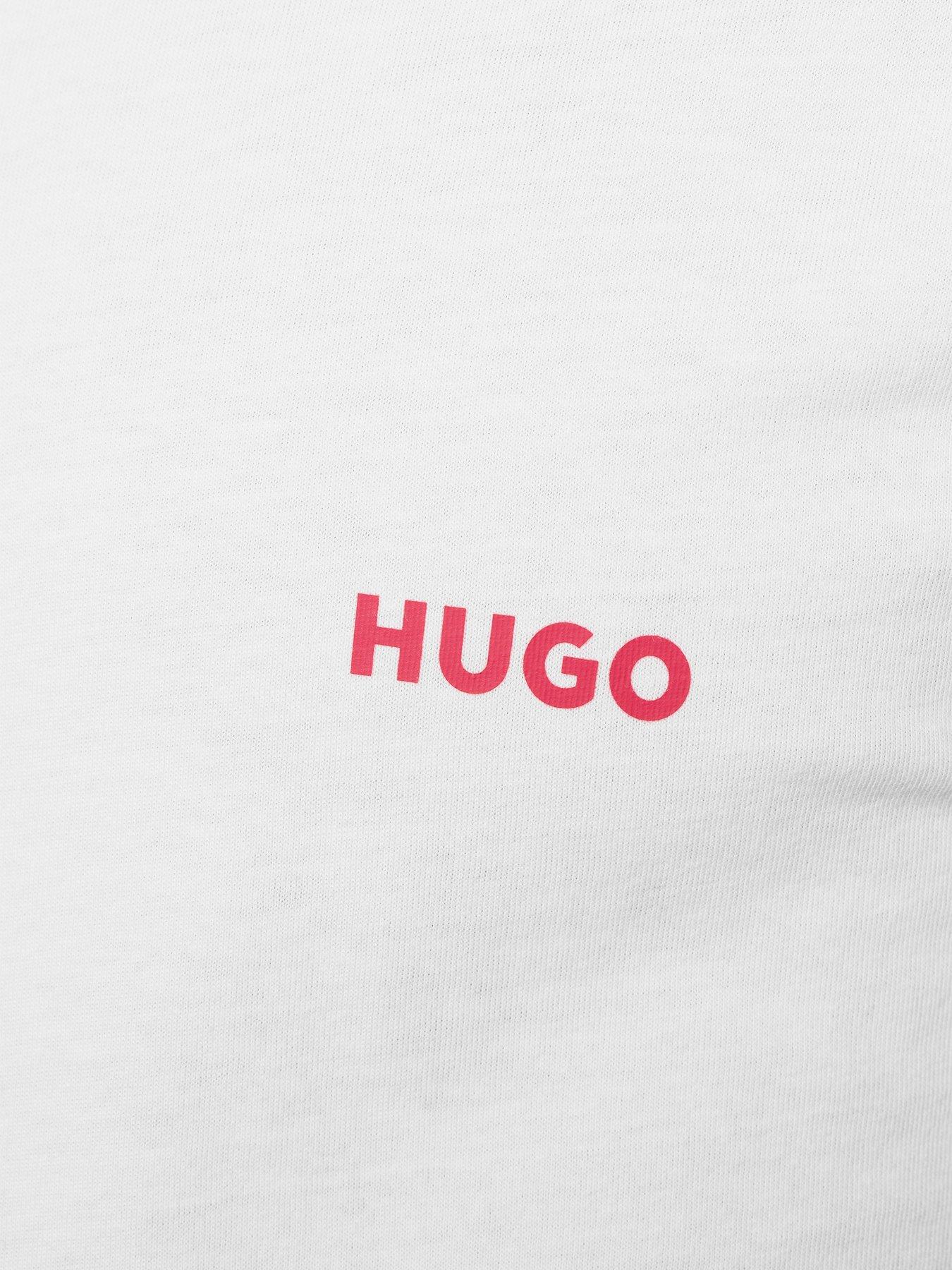 Image 6 of 6 of HUGO Bodywear Triplet 3 Pack Loungewear T-Shirts - Assorted