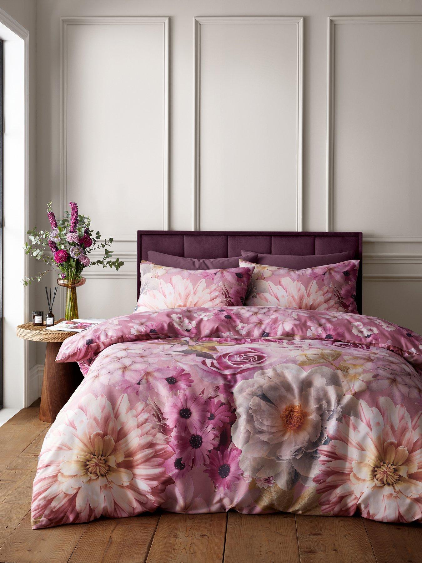 rhs-x-catherine-lansfield-rosemoor-floral-duvet-set