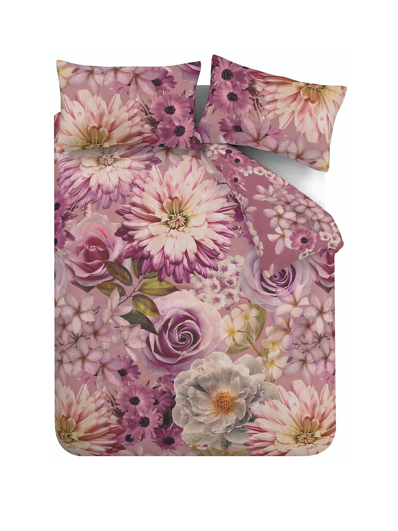 Image 2 of 5 of RHS X Catherine Lansfield Rosemoor Floral Duvet Set