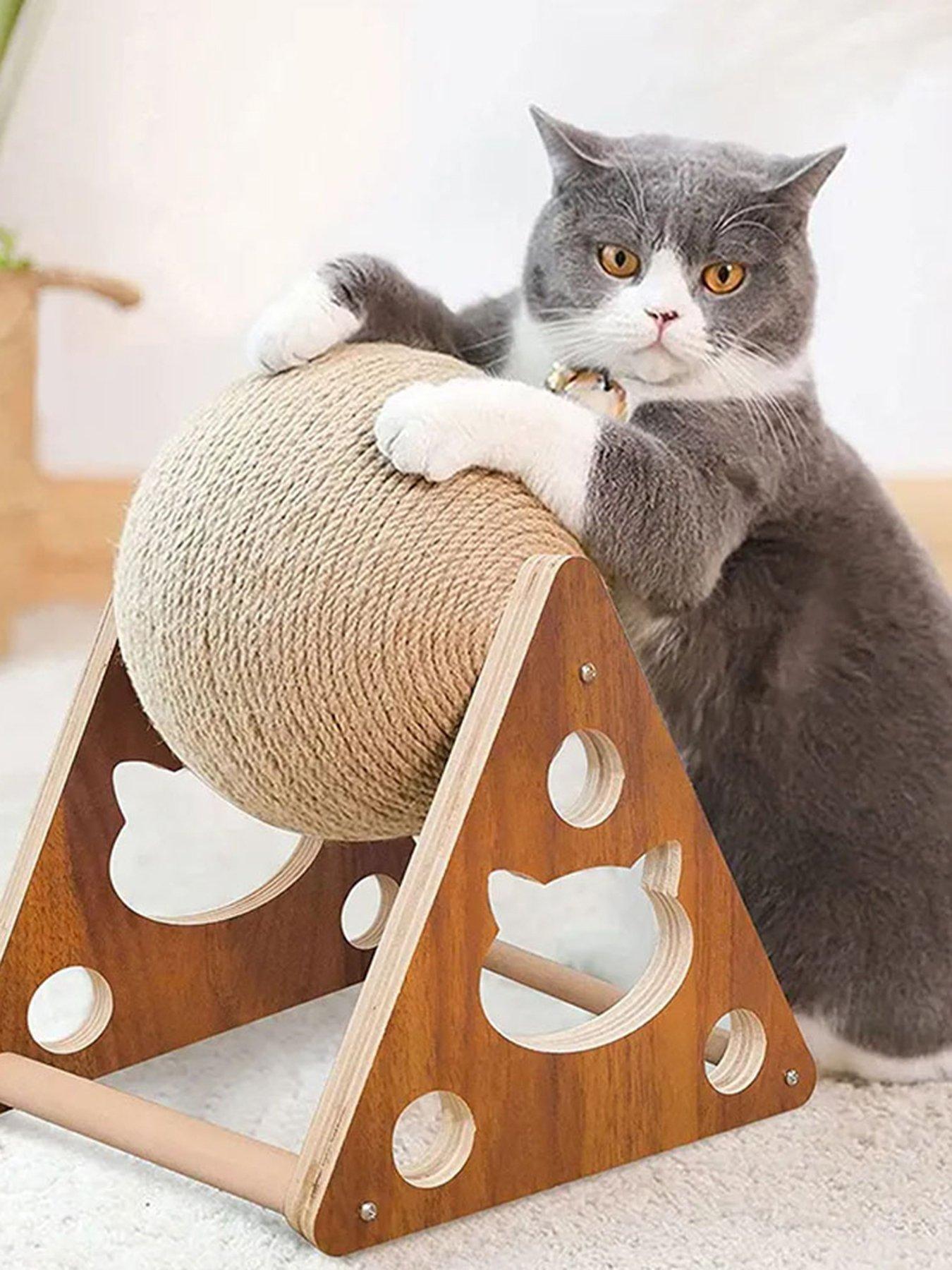 Living and Home Cat Scratching Ball Natural Sisal Scratcher Pet Toy