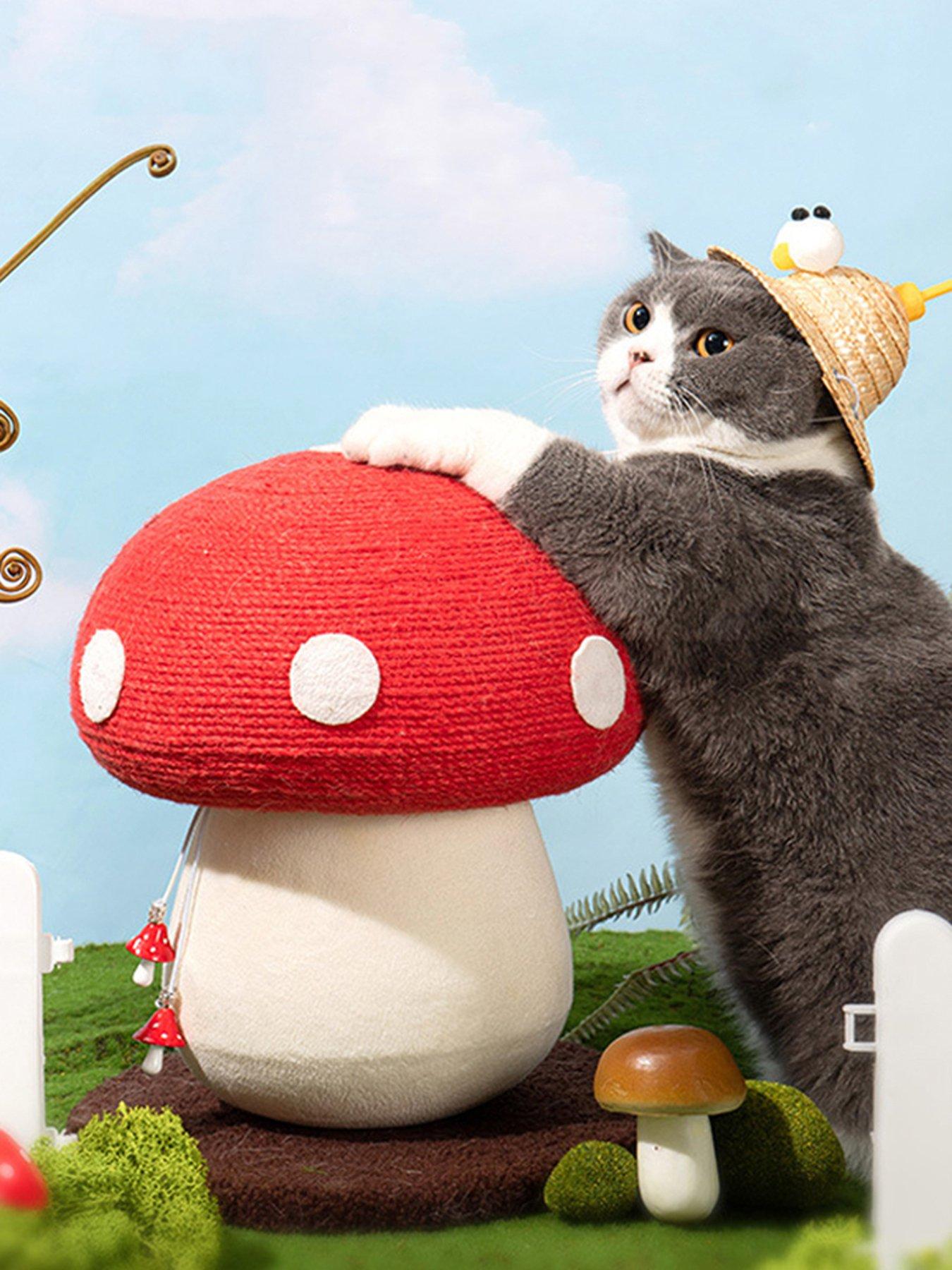 Living and Home Sisal Mushroom Cat Scratching Post