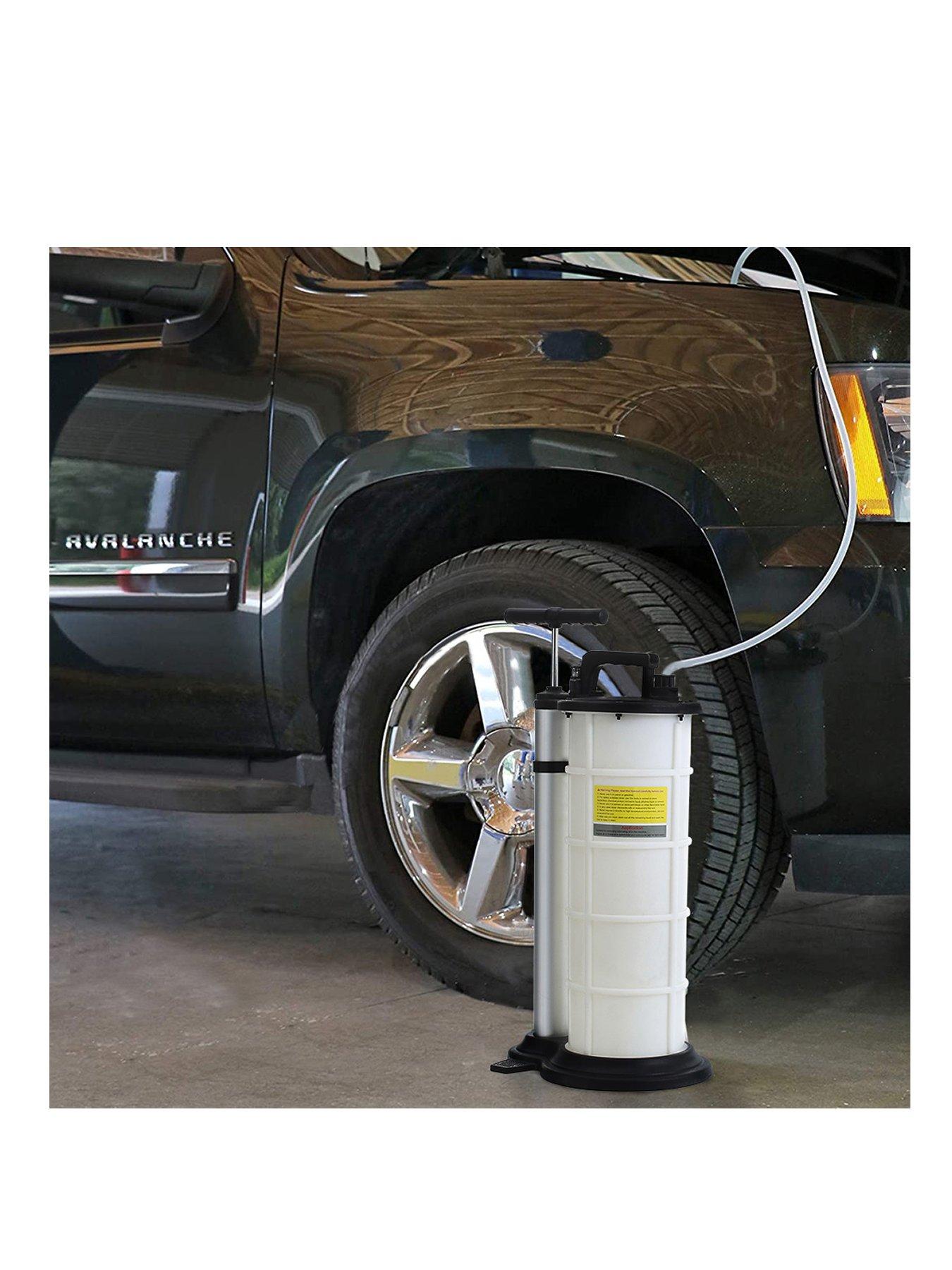 Living and Home 9L Manual Vacuum Oil Fluid Fuel Changer Car Oil Extractor
