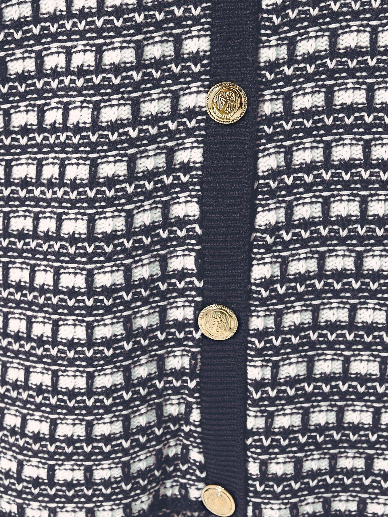 Image 4 of 4 of Yours Curve Boucle Cardigan - Blue