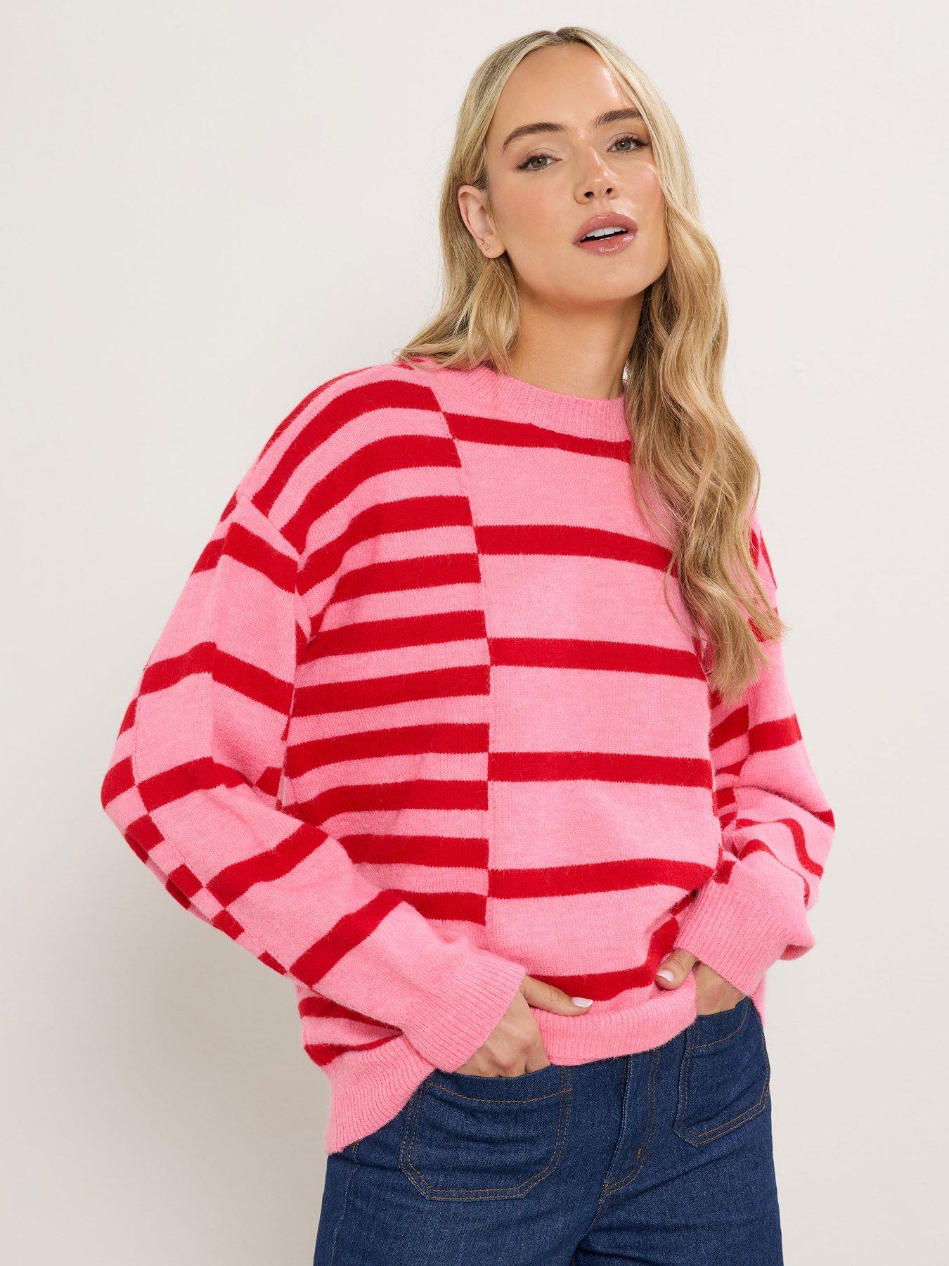 undefined Stripe Jumper - Pink