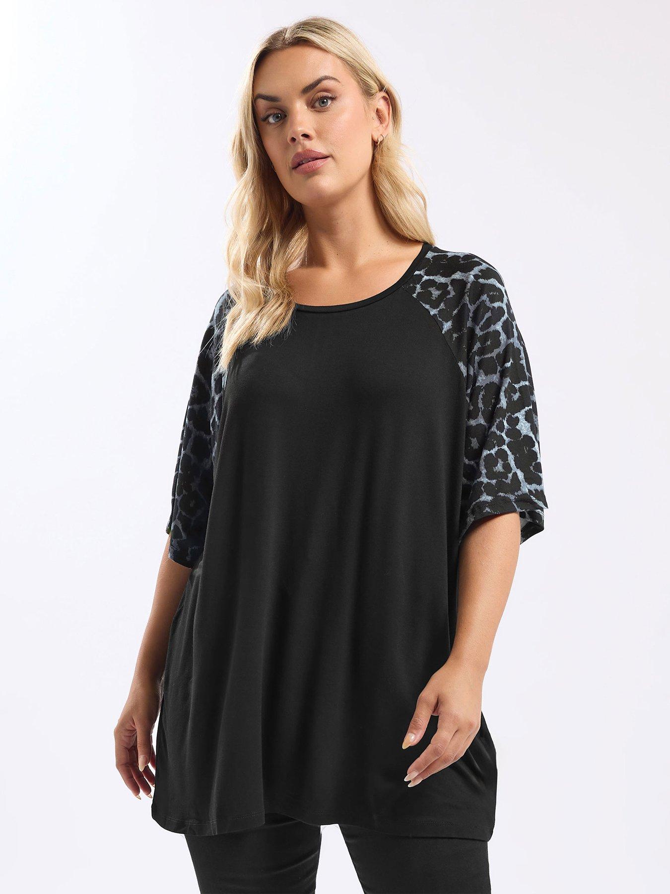 yours-curve-raglan-t-shirt-black