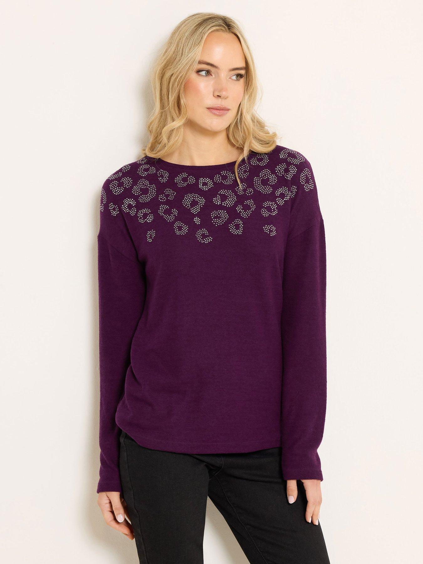 long-tall-sally-animal-jumper-purple