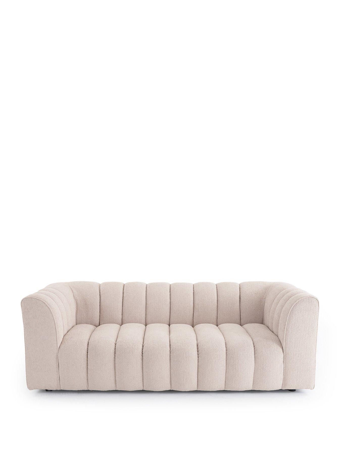 Image 2 of 7 of Michelle Keegan Home Mikah 3 Seater Fabric Sofa