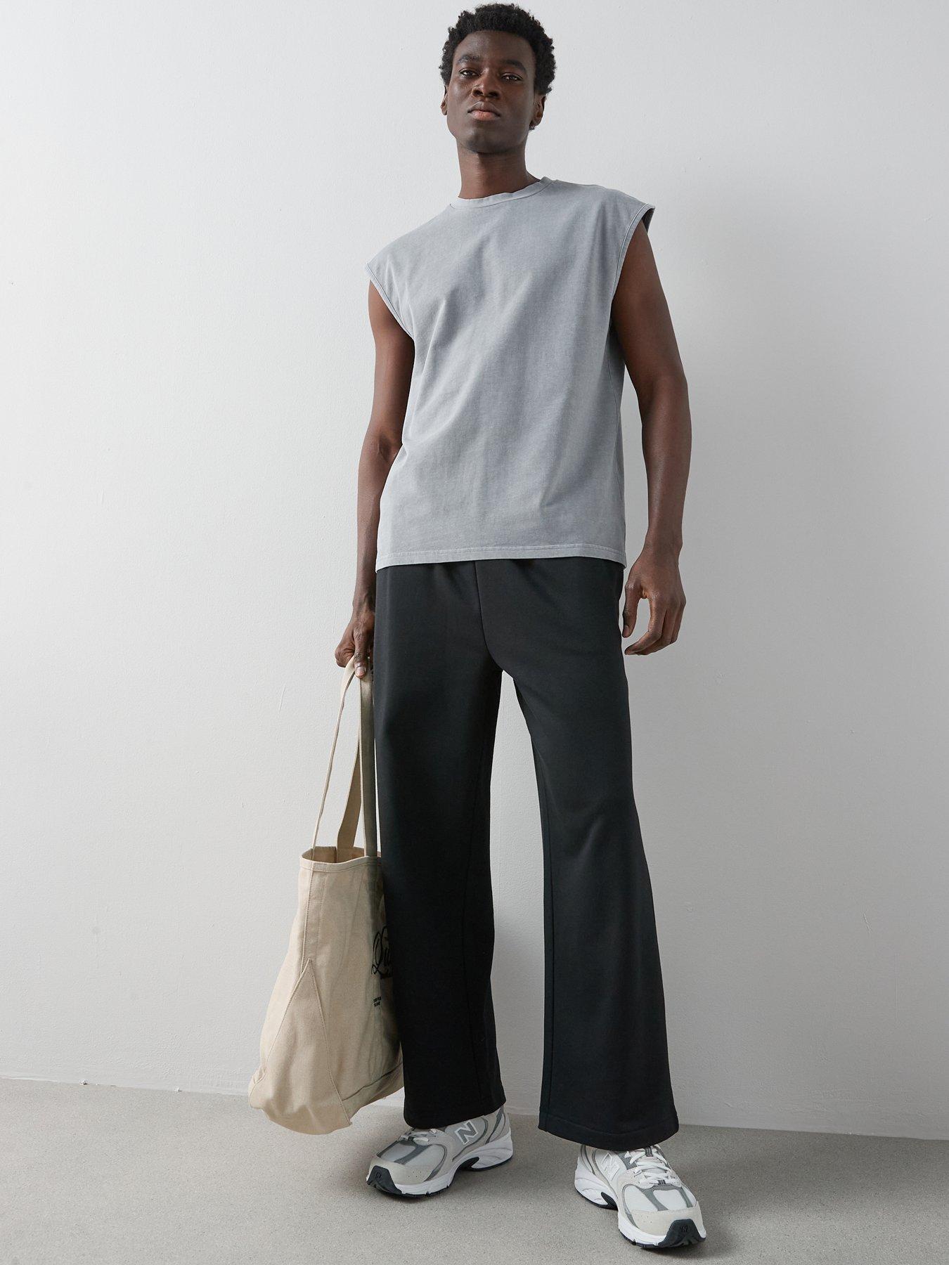 Image 3 of 6 of The Very Collection Pure Cotton Washed Oversized Vest - Grey