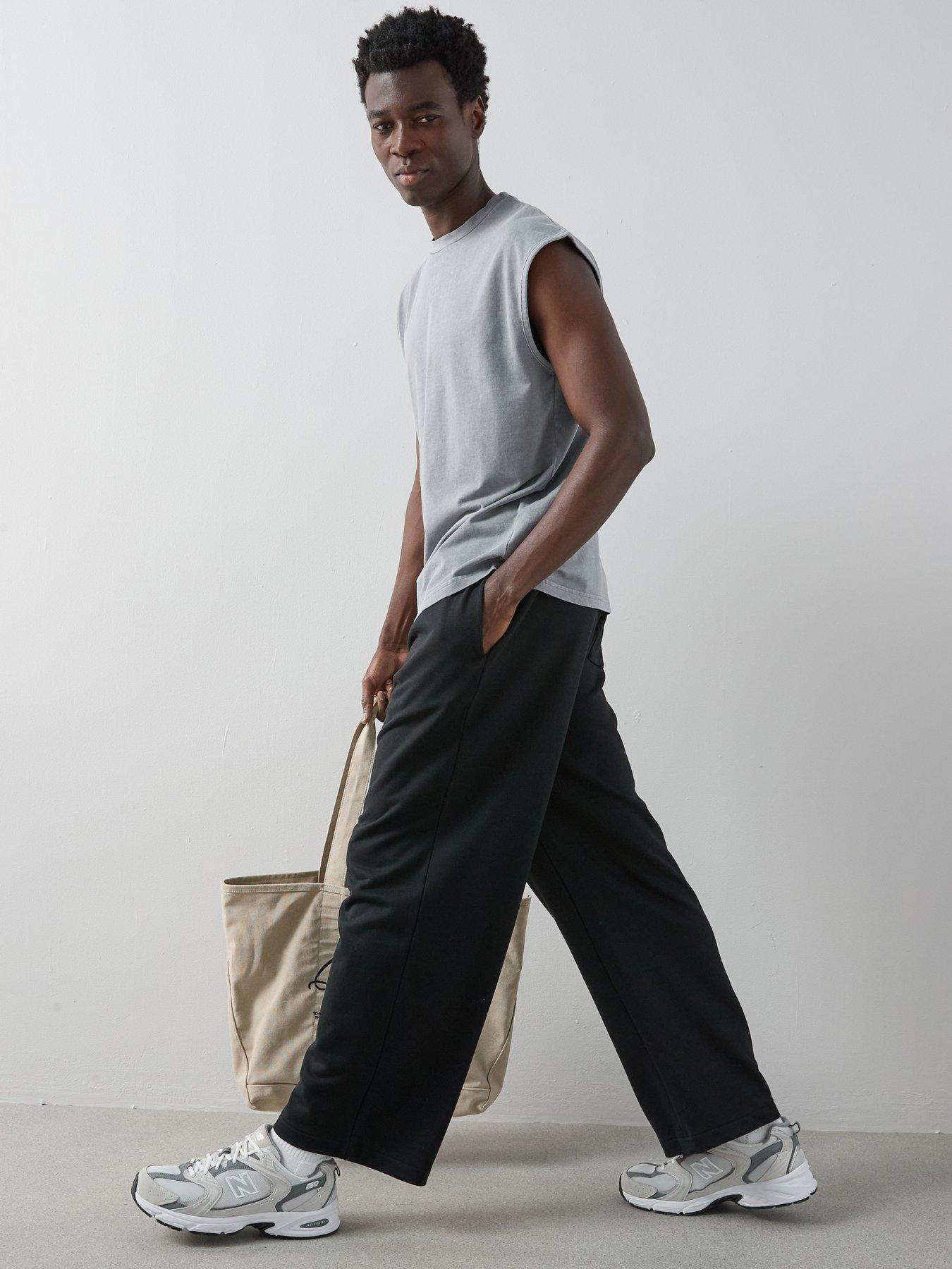 Image 5 of 6 of The Very Collection Pure Cotton Washed Oversized Vest - Grey