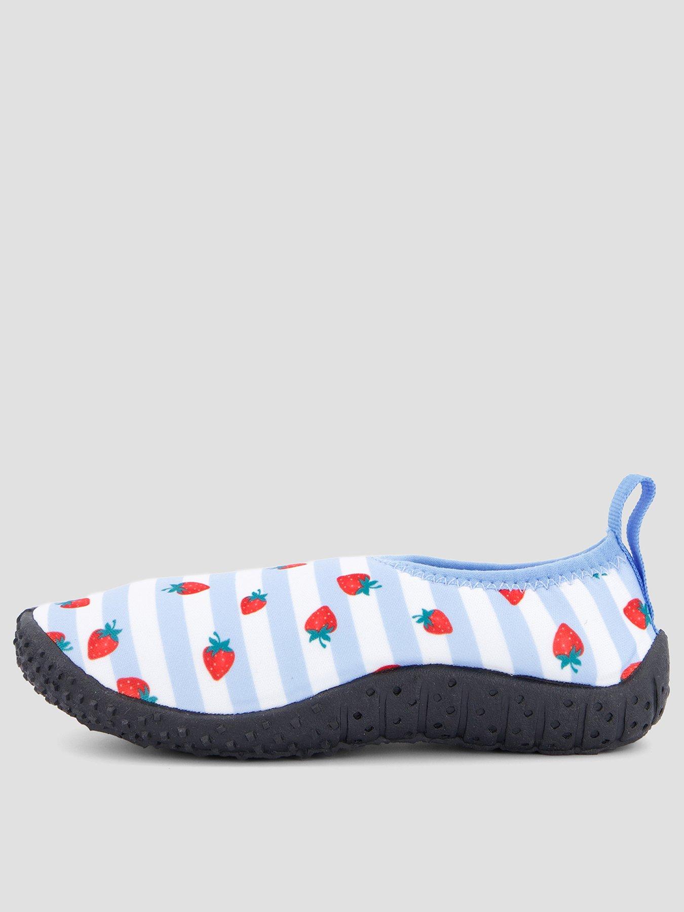 the-very-collection-girls-strawberry-print-watershoe-blue