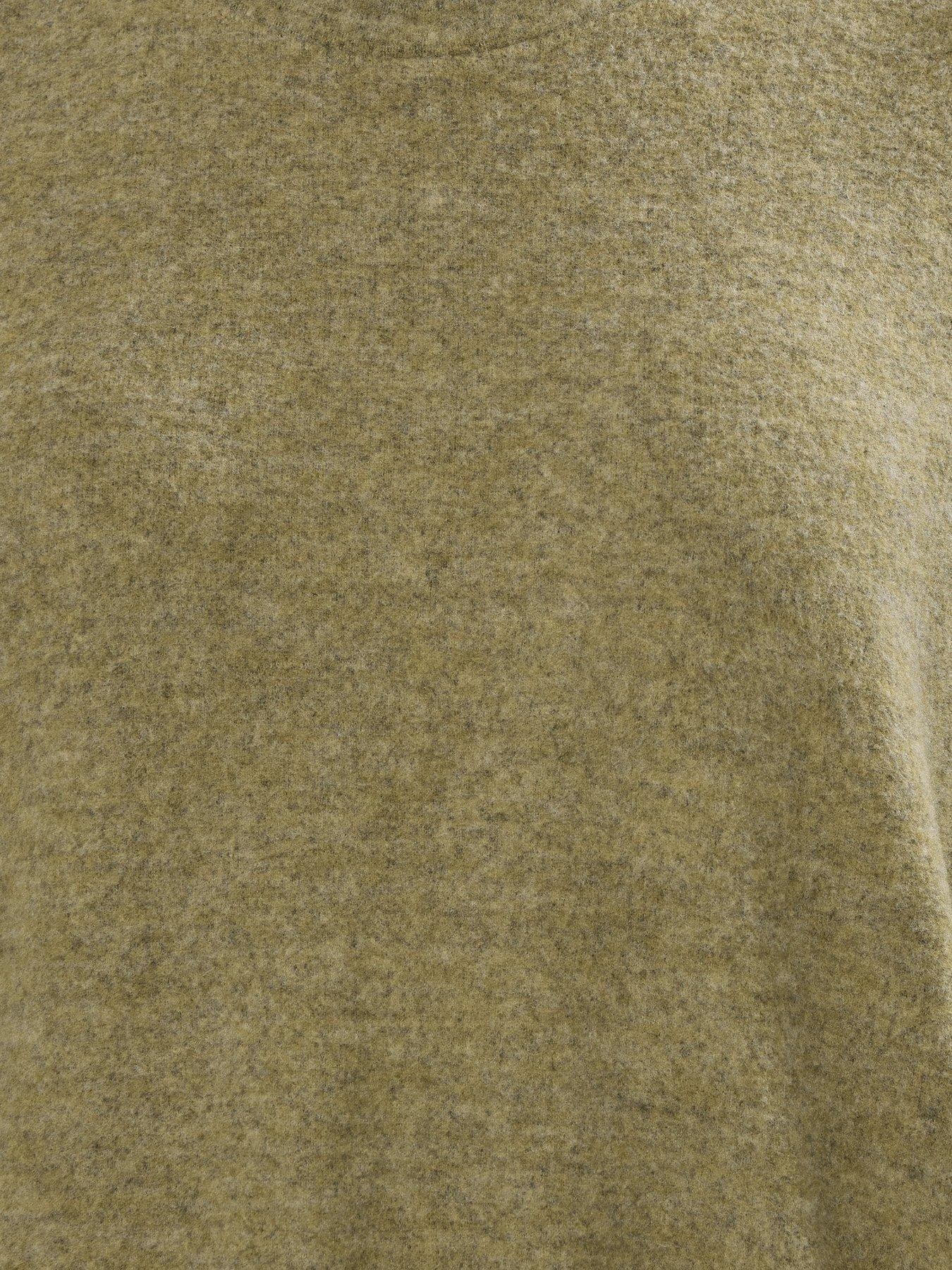 Image 4 of 4 of Yours Curve Long Sleeve Jumper - Green