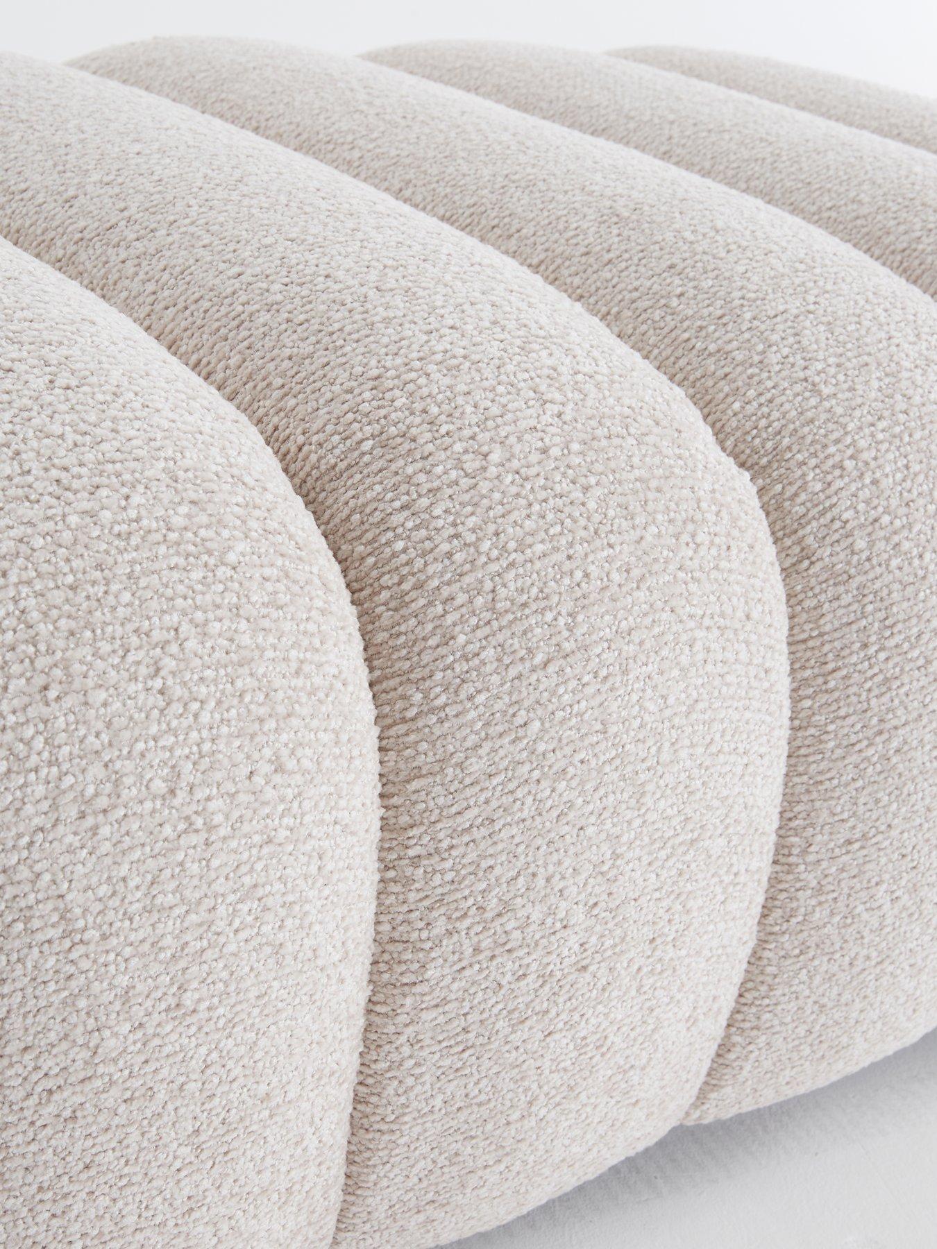 Image 5 of 7 of Michelle Keegan Home Mikah Fabric Footstool - FSC&reg; Certified
