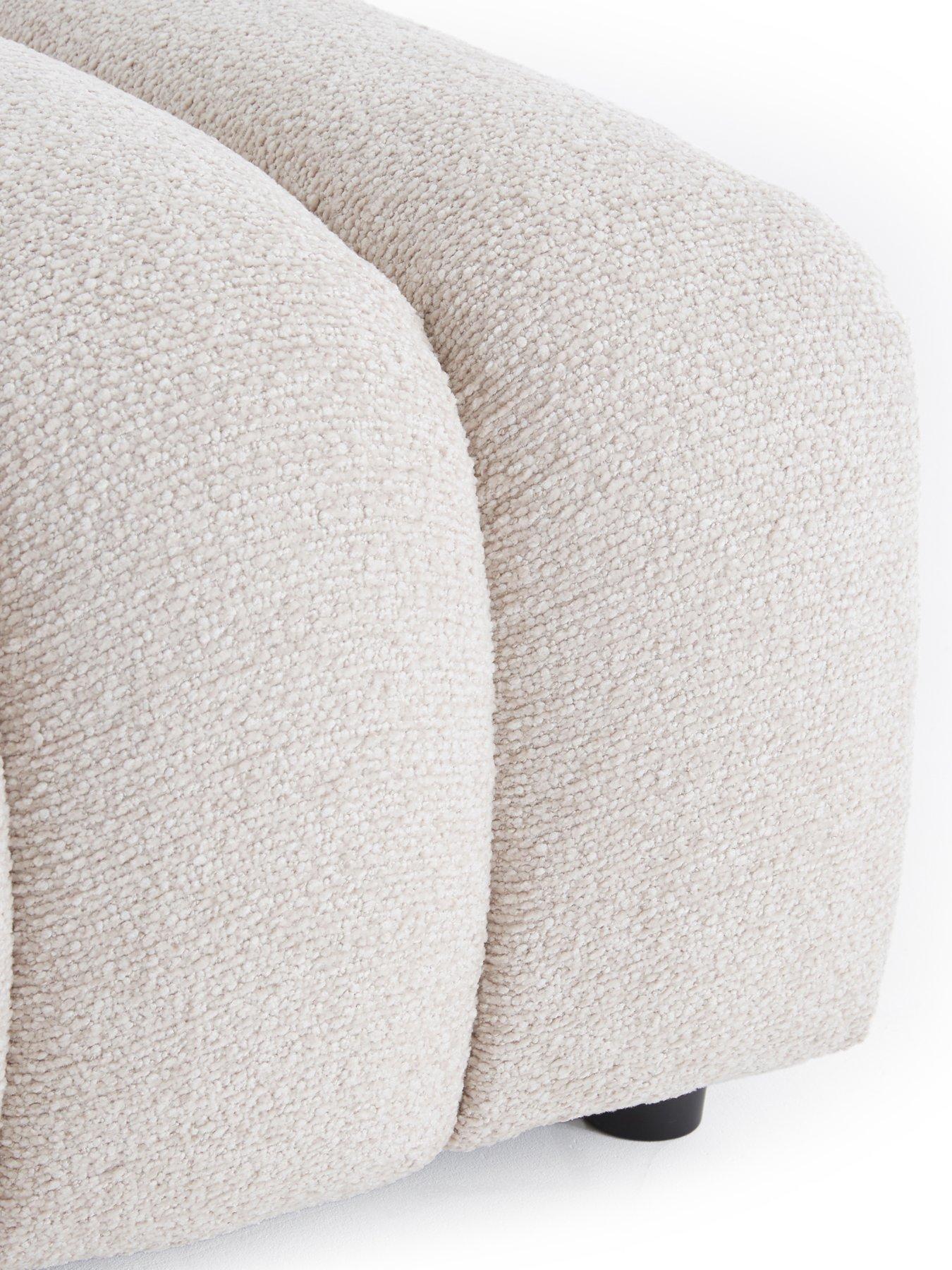 Image 6 of 7 of Michelle Keegan Home Mikah Fabric Footstool - FSC&reg; Certified
