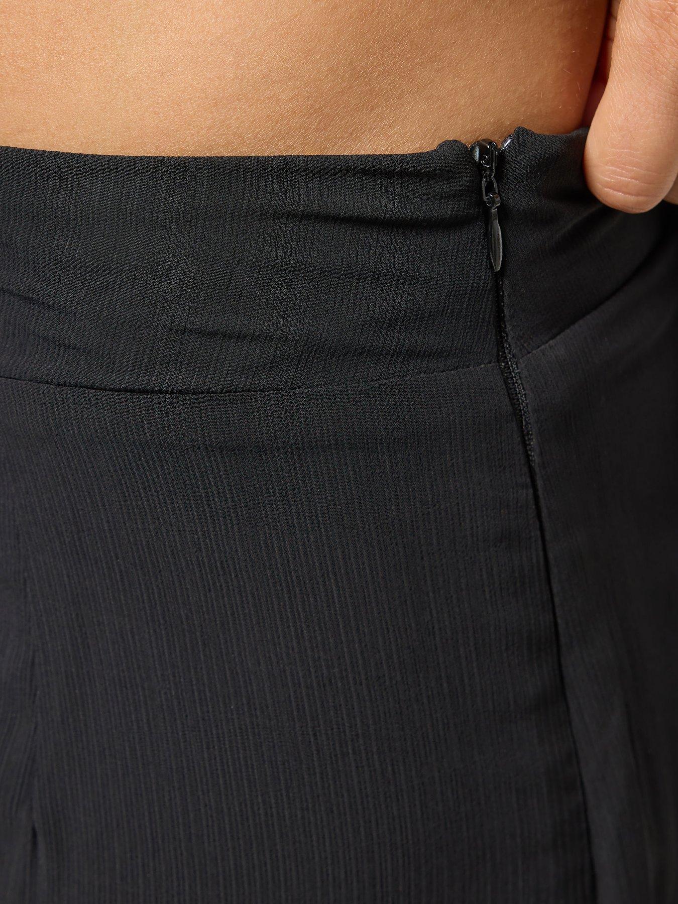 Image 4 of 4 of PixieGirl Petite Chiffon Palazzo Trouser - Black