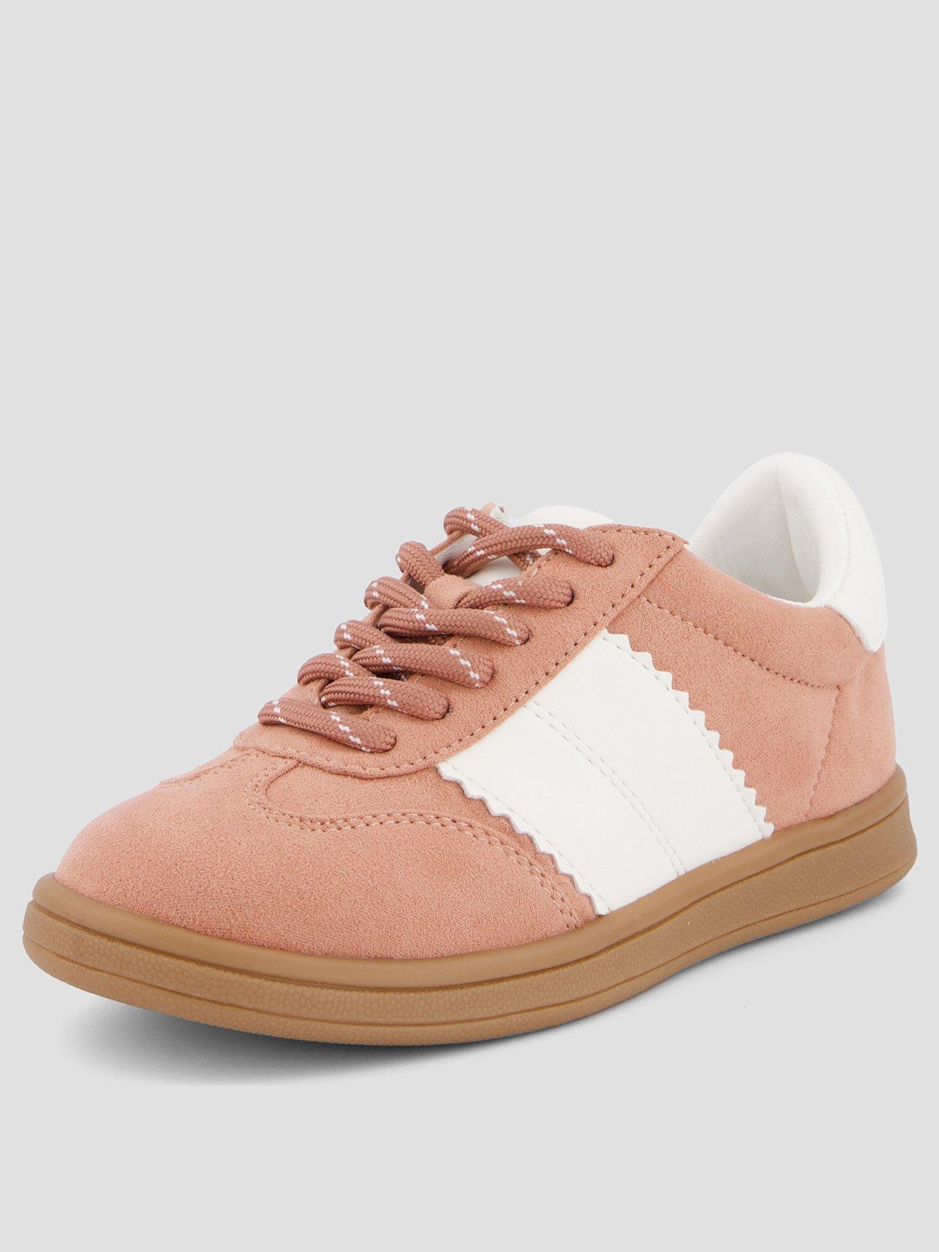Image 2 of 7 of The Very Collection Retro Scallop Trainer - Pink