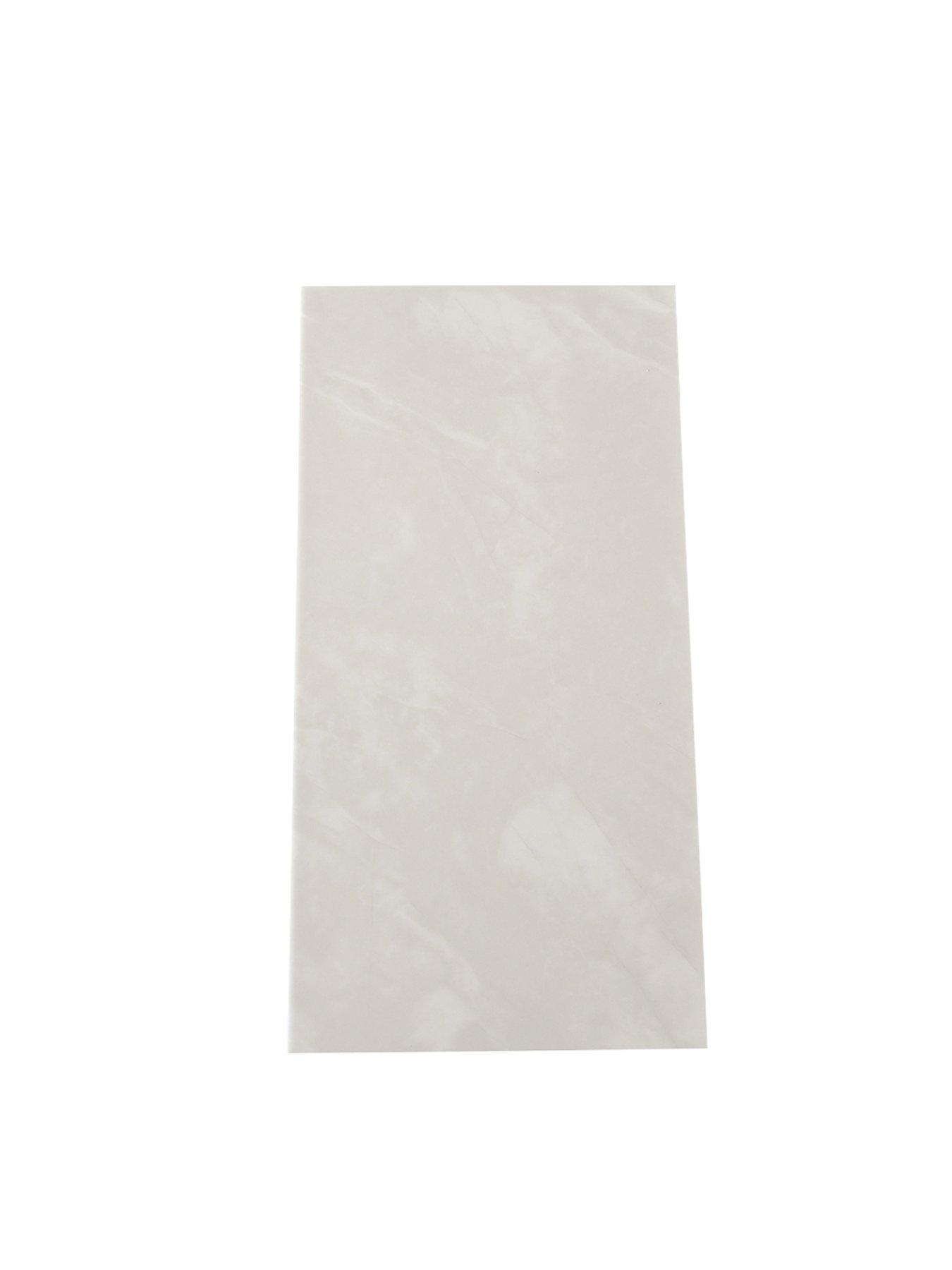 Image 3 of 6 of Living and Home Off-white Pvc 10 Pack Self-adhesive Waterproof Easy Peel-and-stick Installation Marble Tile Stickers 60x30cm