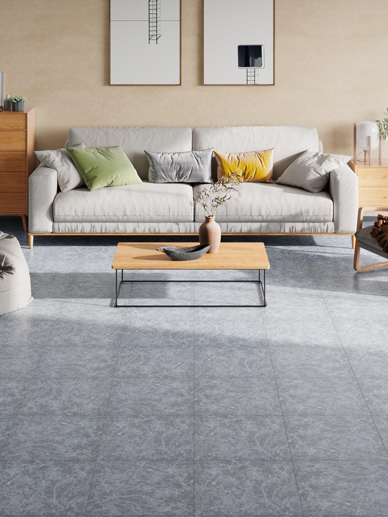 living-and-home-24pcs-self-adhesive-pvc-floor-tiles-waterproof-square-3d-marble-effect-vinyl-floor-covering-5msup2