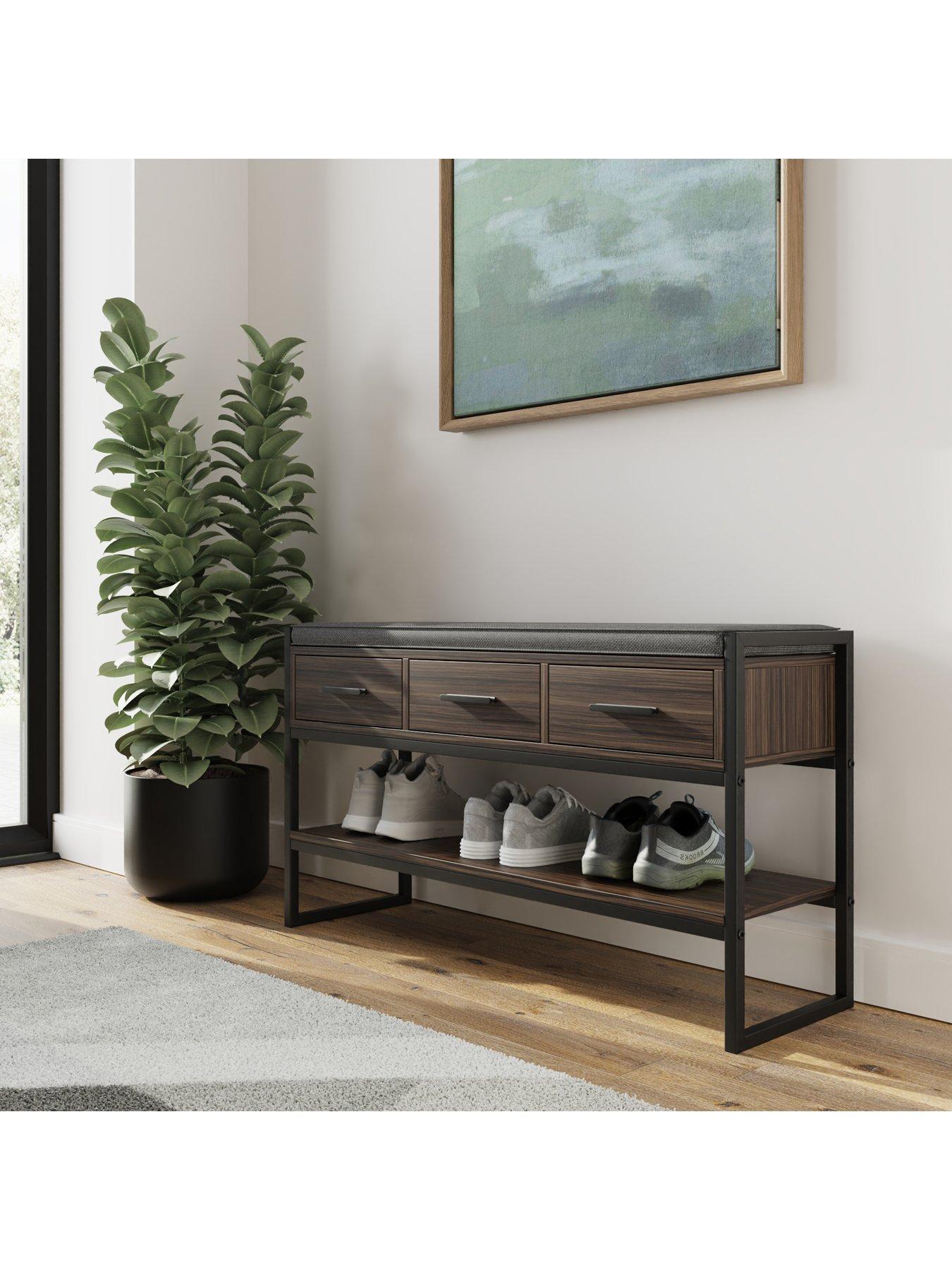  image of gfw-quinn-industrial-shoe-storage-bench-fscreg-certified