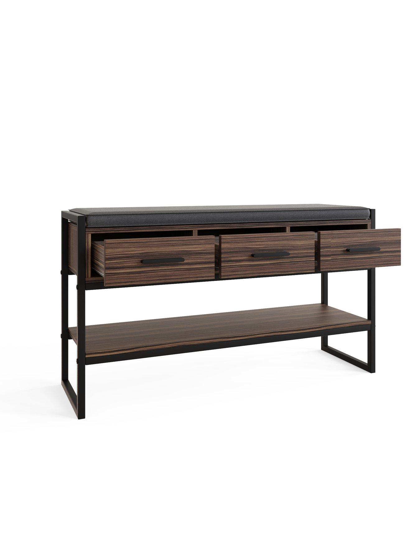  image of gfw-quinn-industrial-shoe-storage-bench-fscreg-certified