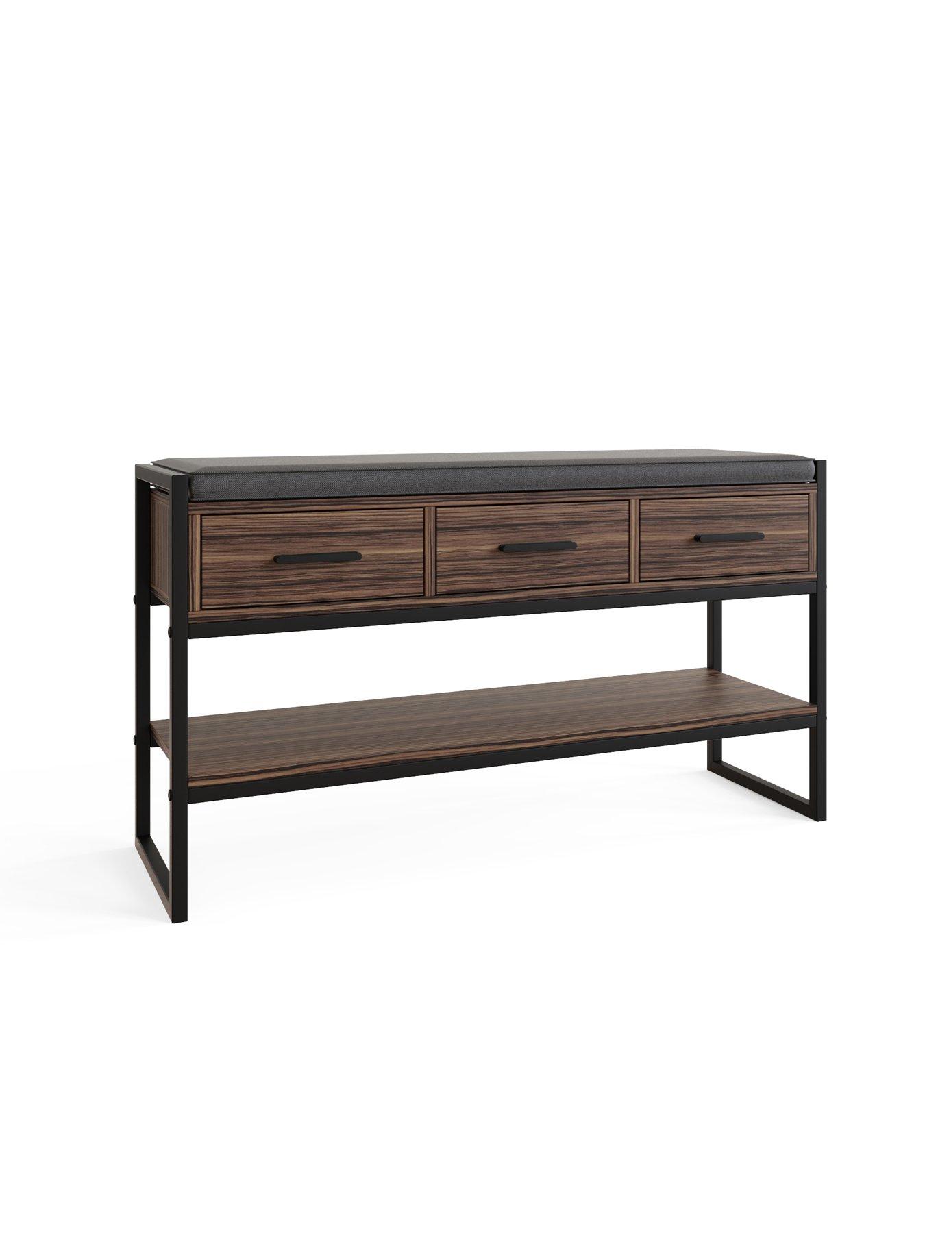  image of gfw-quinn-industrial-shoe-storage-bench-fscreg-certified