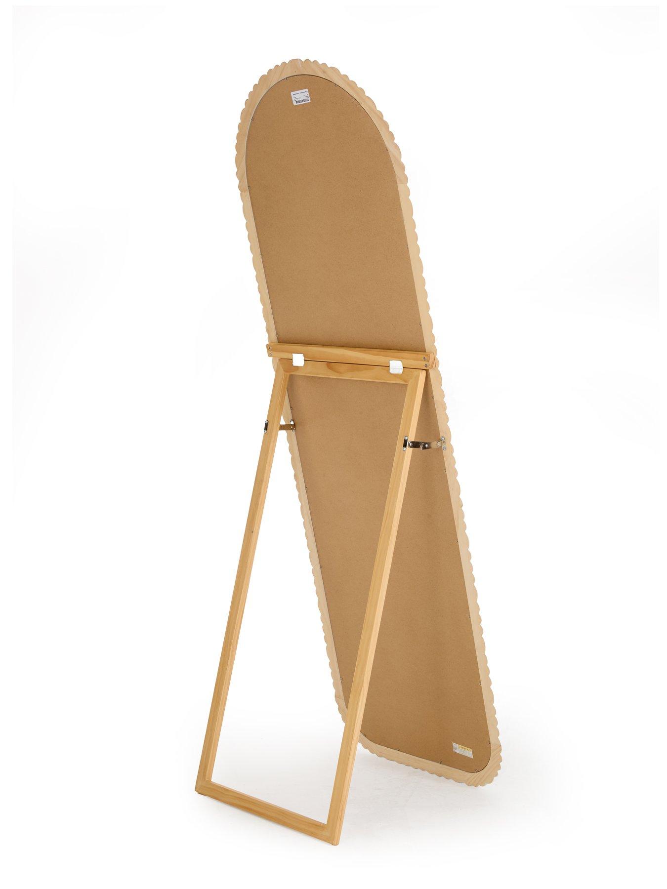  image of the-very-collection-pebble-effect-standing-mirror-50x150cm