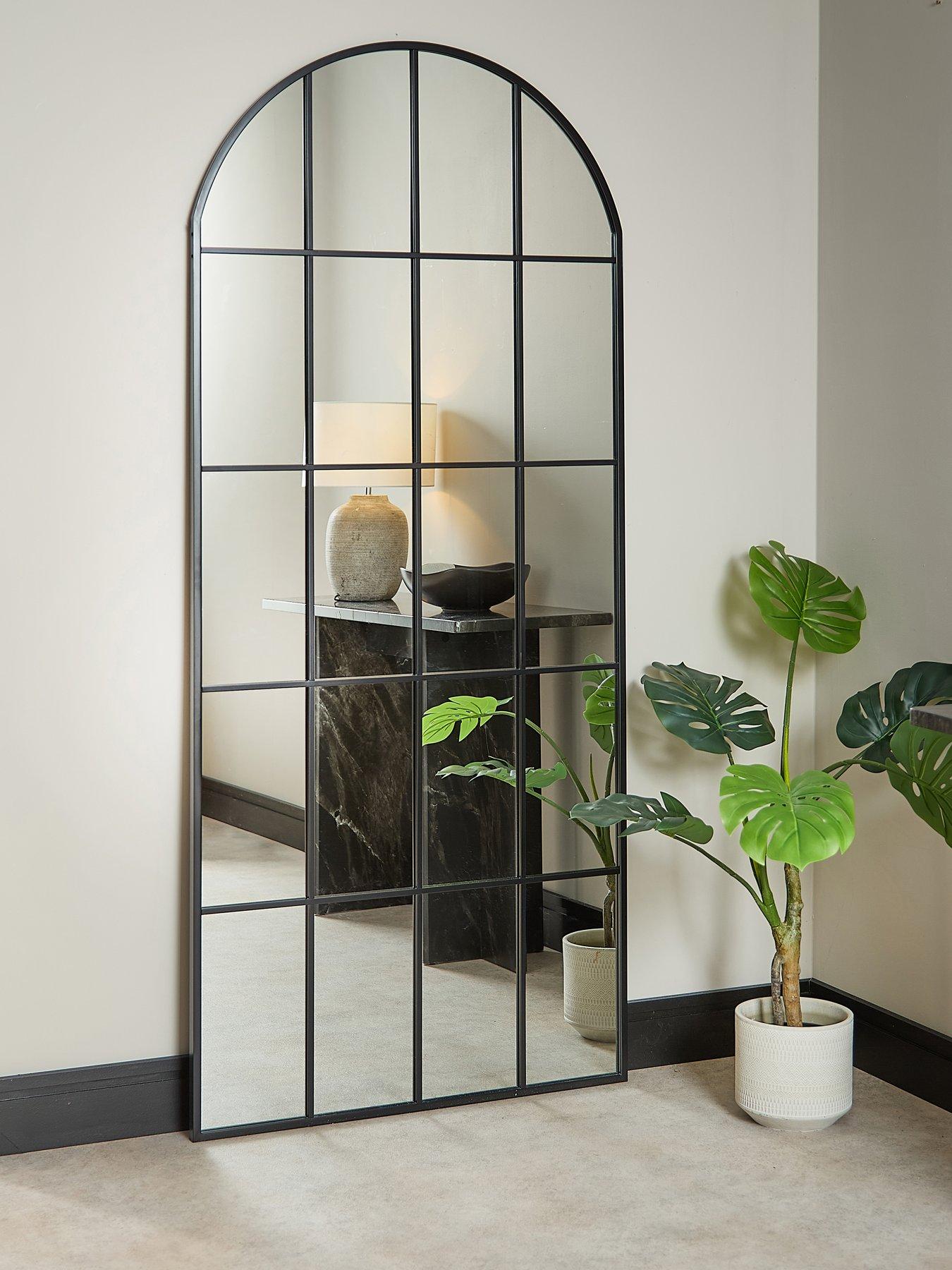 Image 1 of 5 of The Very Collection Standing Window Pane Mirror 80x180cm