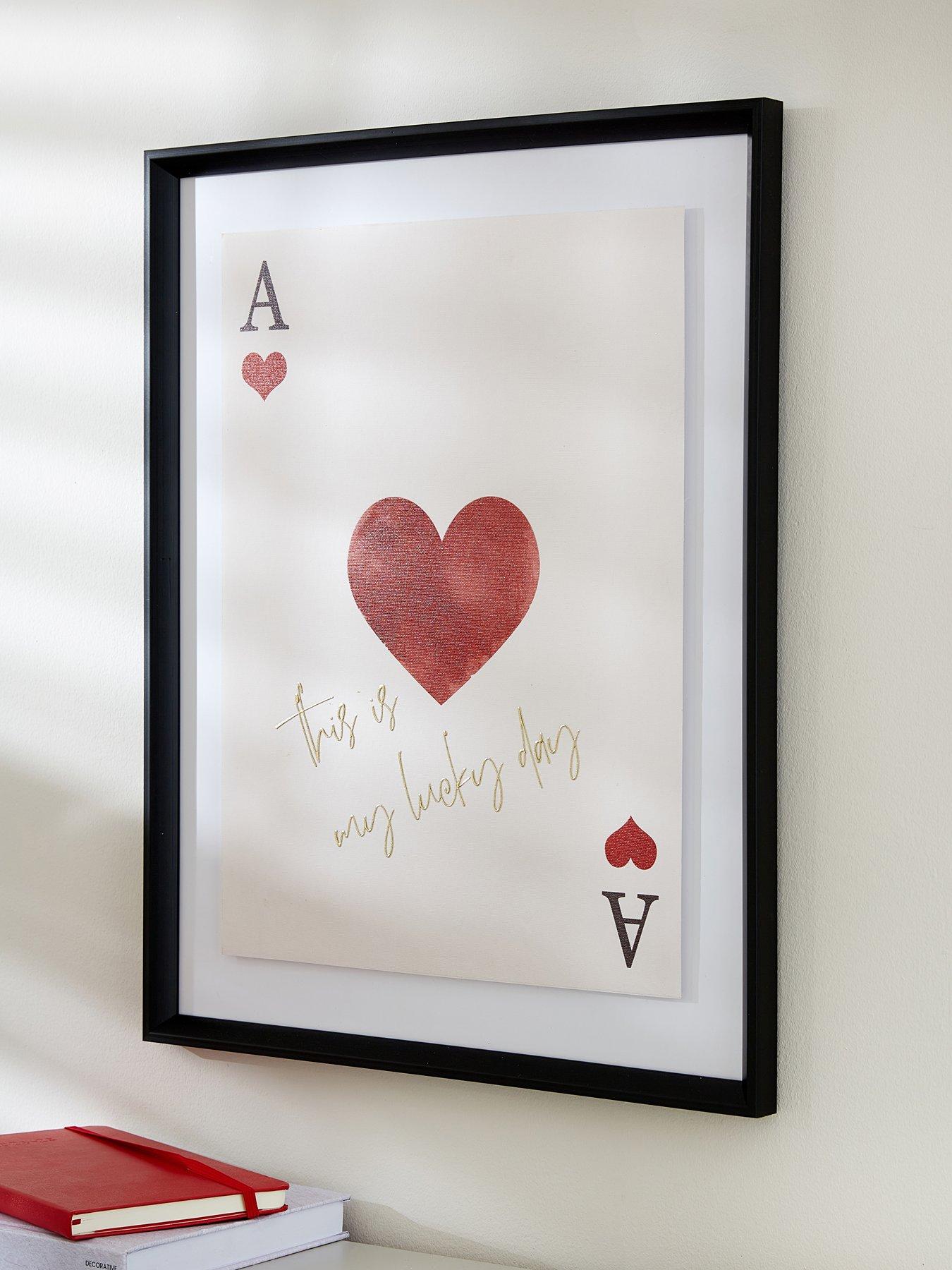 The Very Collection Ace Of Cards Canvas - FSC® Certified