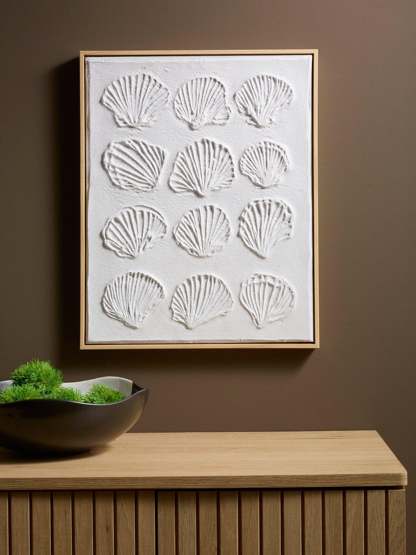 Image 1 of 6 of The Very Collection Embossed Shell Canvas