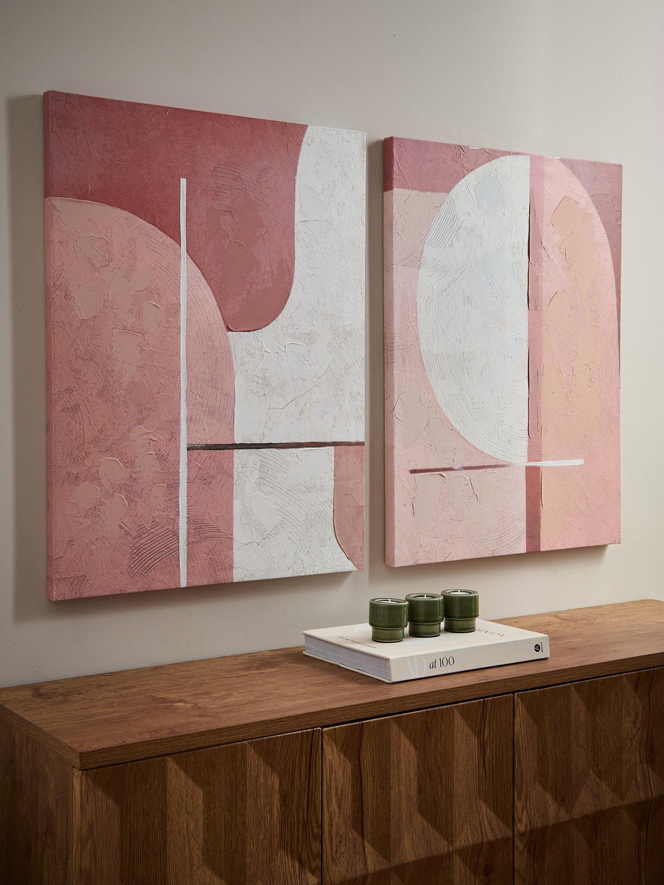 The Very Collection Set Of 2 Abstract Revive Canvas