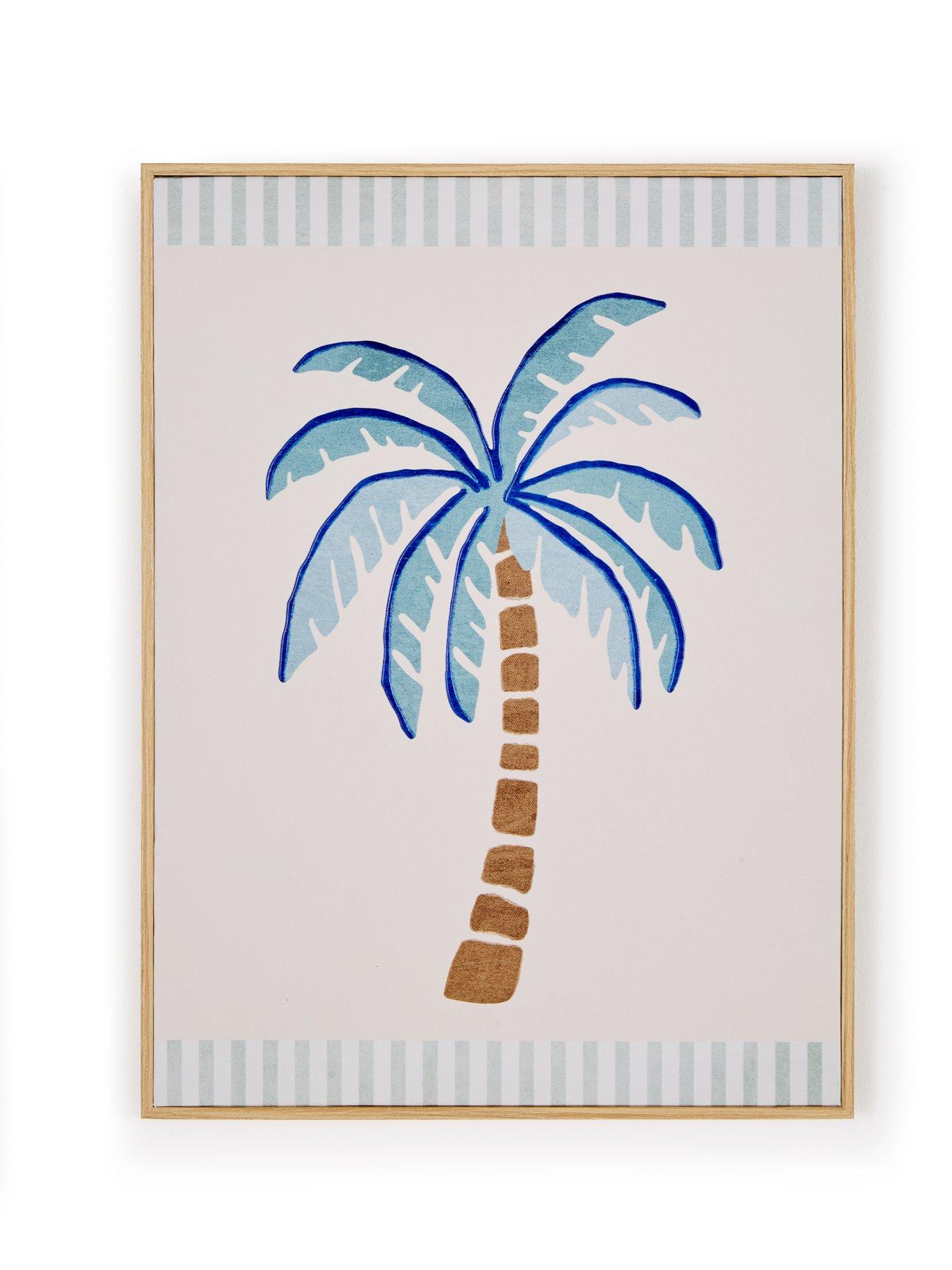 Image 5 of 7 of The Very Collection Palm Springs Set Of 3 Food/shell Canvas