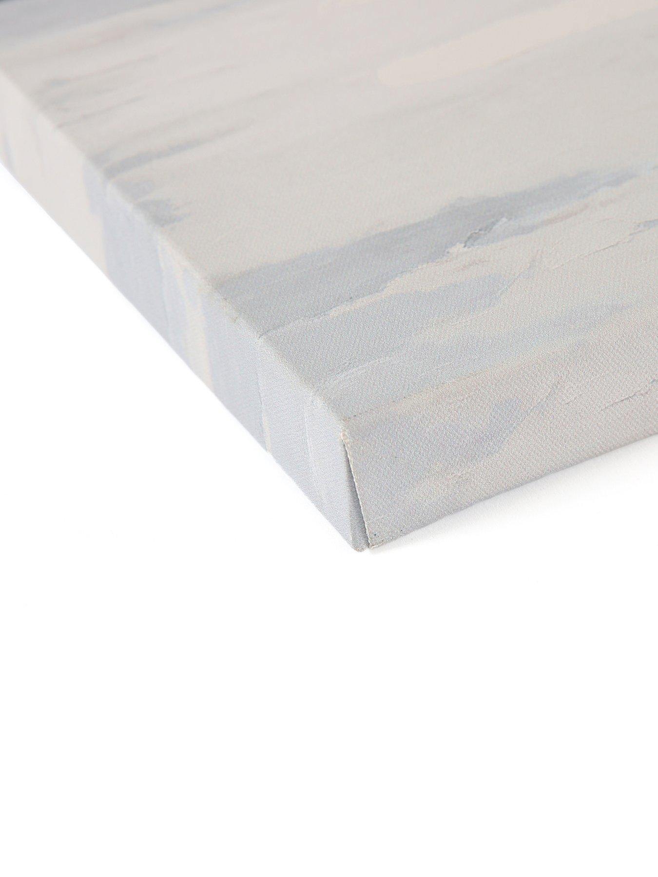 Image 4 of 6 of The Very Collection Zen Minimalism Blue Abstract Canvas