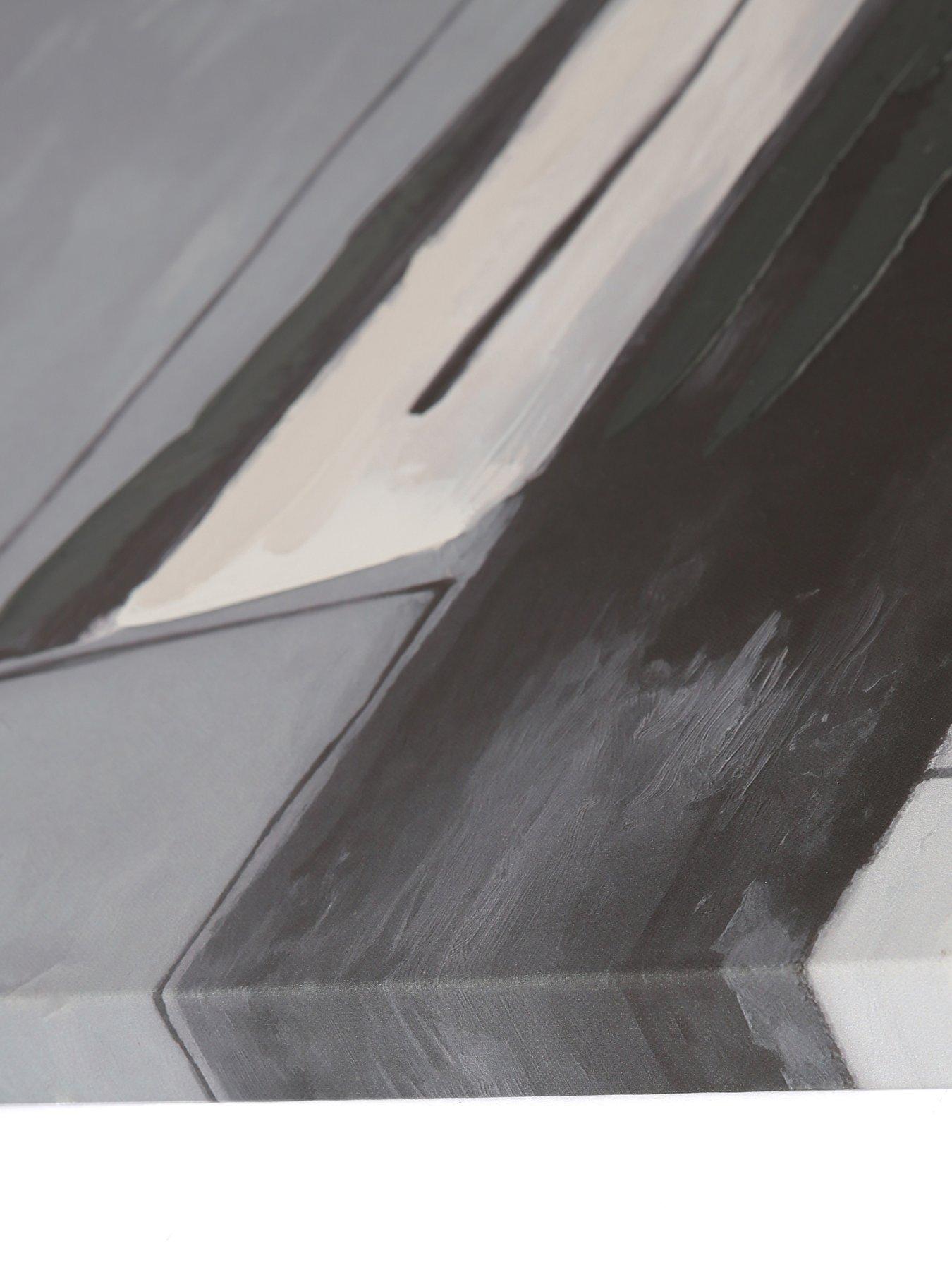 Image 5 of 6 of The Very Collection Zen Minimalism Blue Abstract Canvas