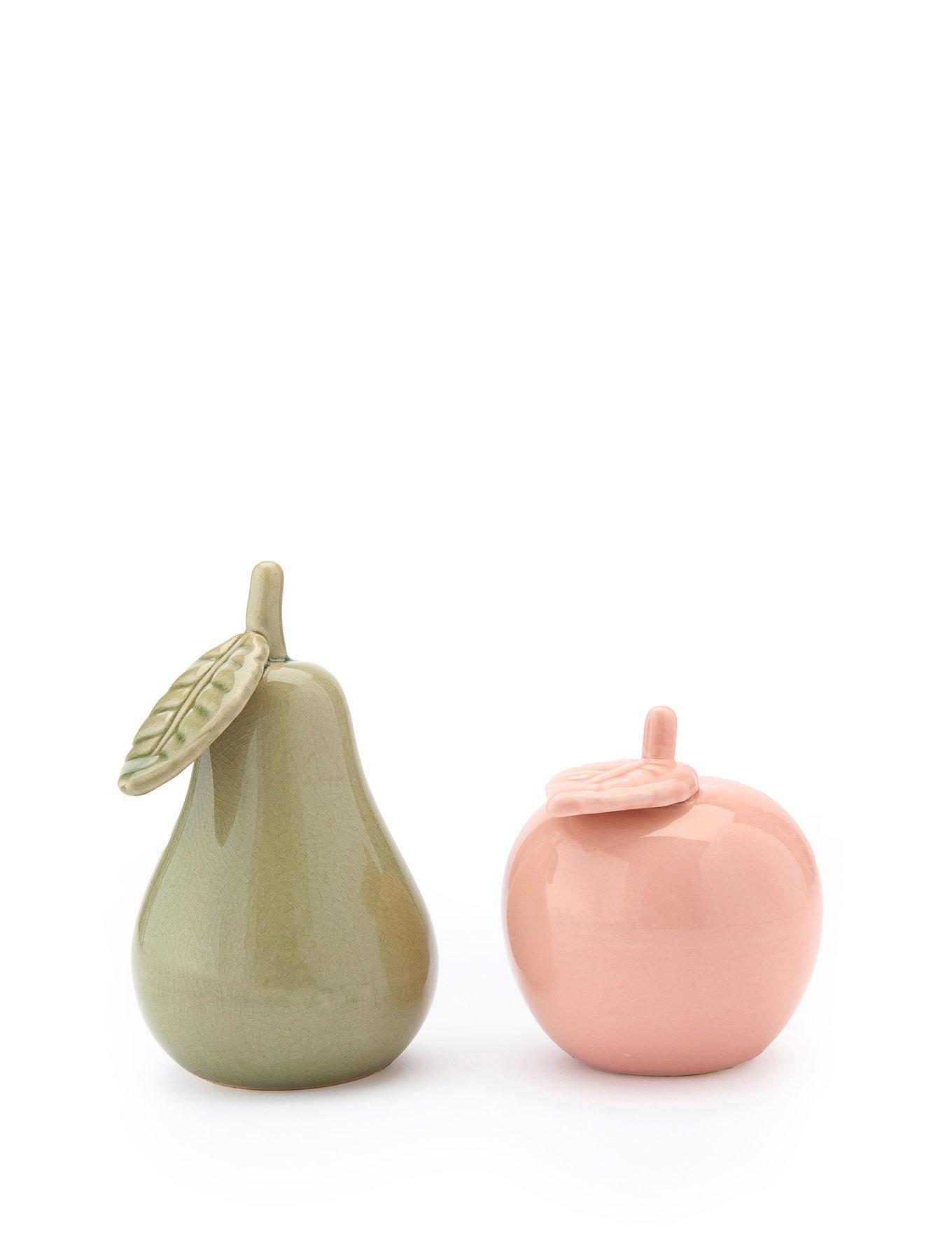  image of the-very-collection-apple-amp-pear-ornaments