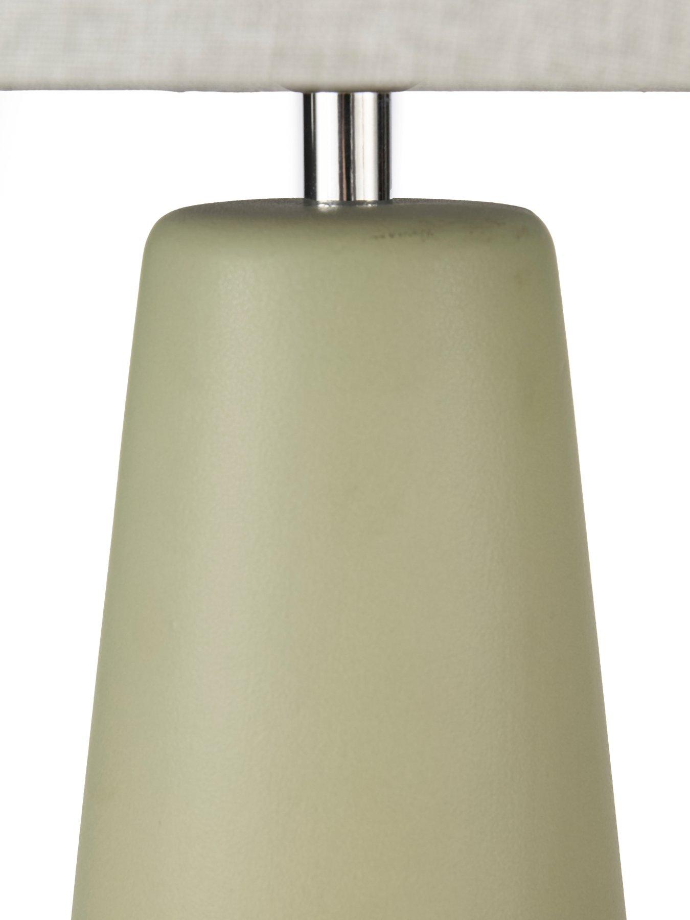 Image 5 of 6 of The Very Collection Tall Tapered Ceramic Table Lamp